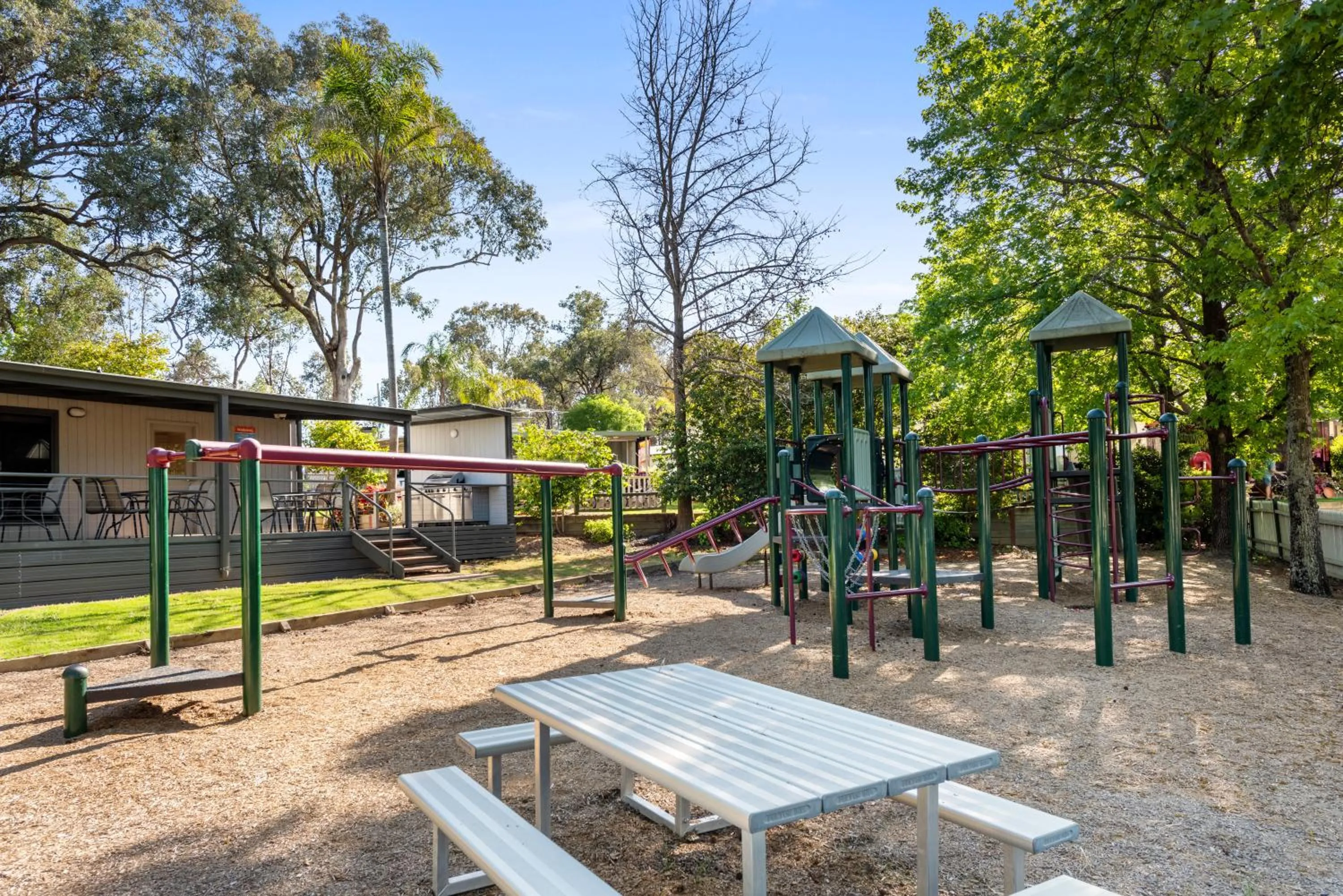 Children play ground in Discovery Parks - Lake Hume, Victoria