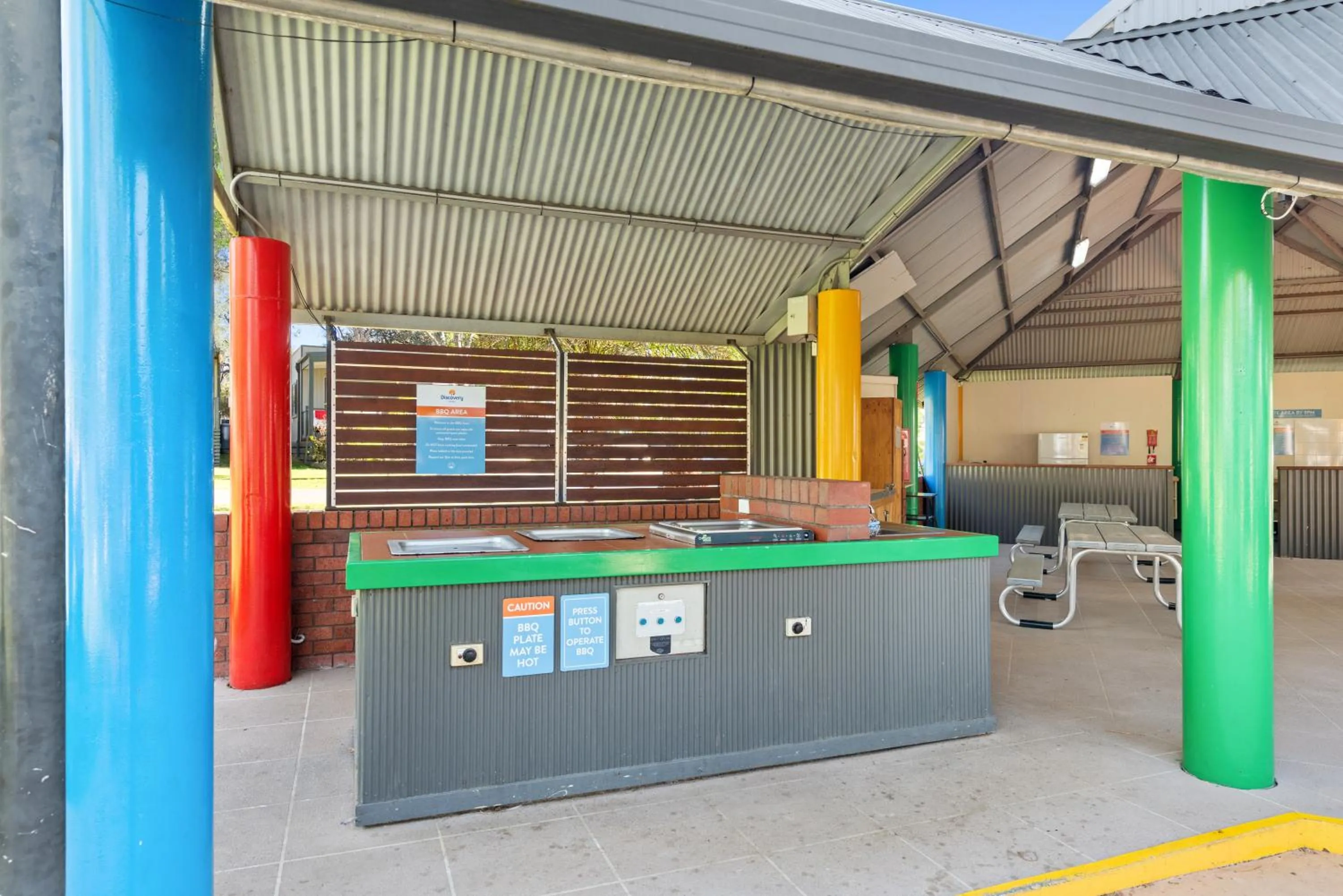 BBQ facilities in Discovery Parks - Lake Hume, Victoria