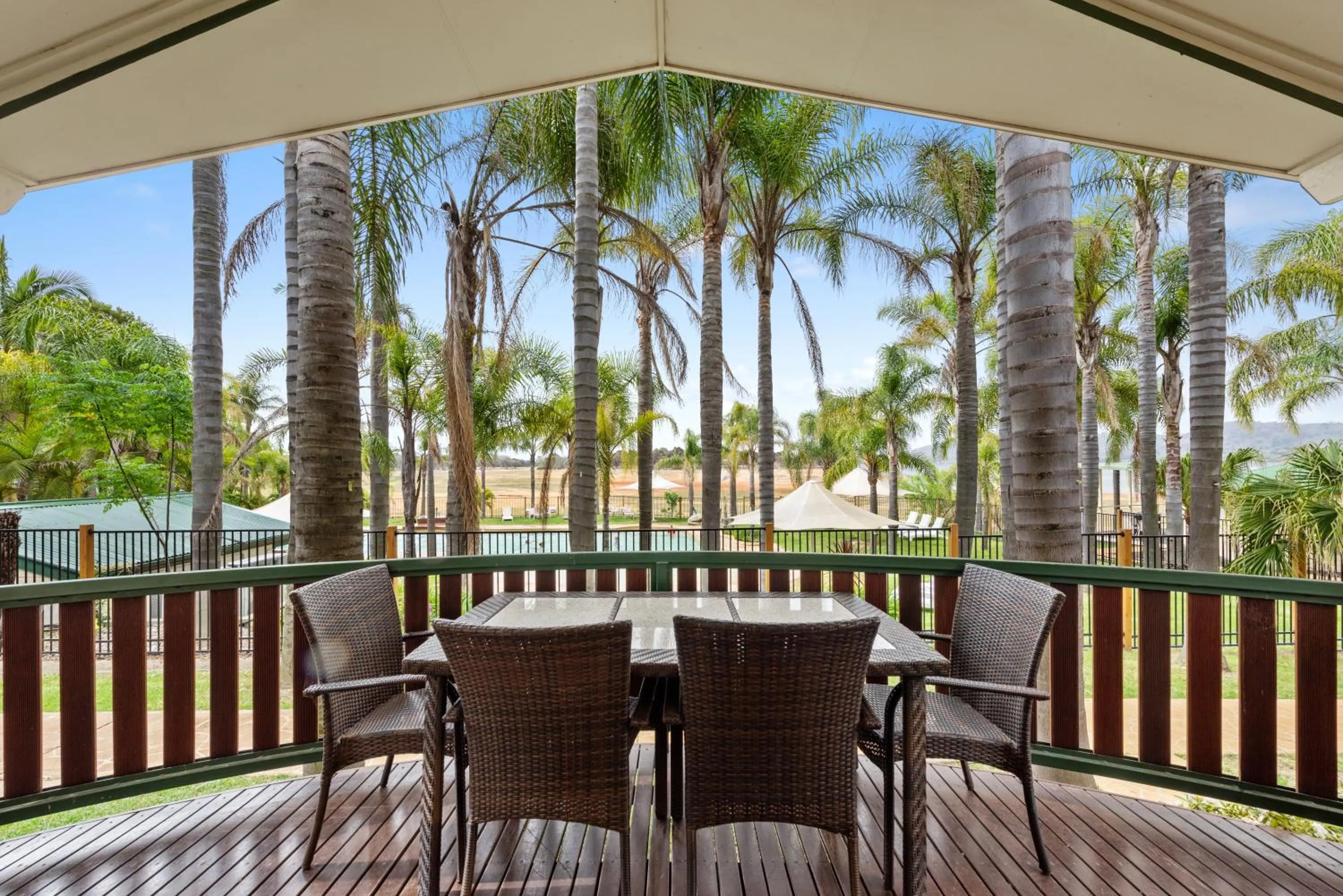 Balcony/Terrace in Discovery Parks - Lake Hume, Victoria