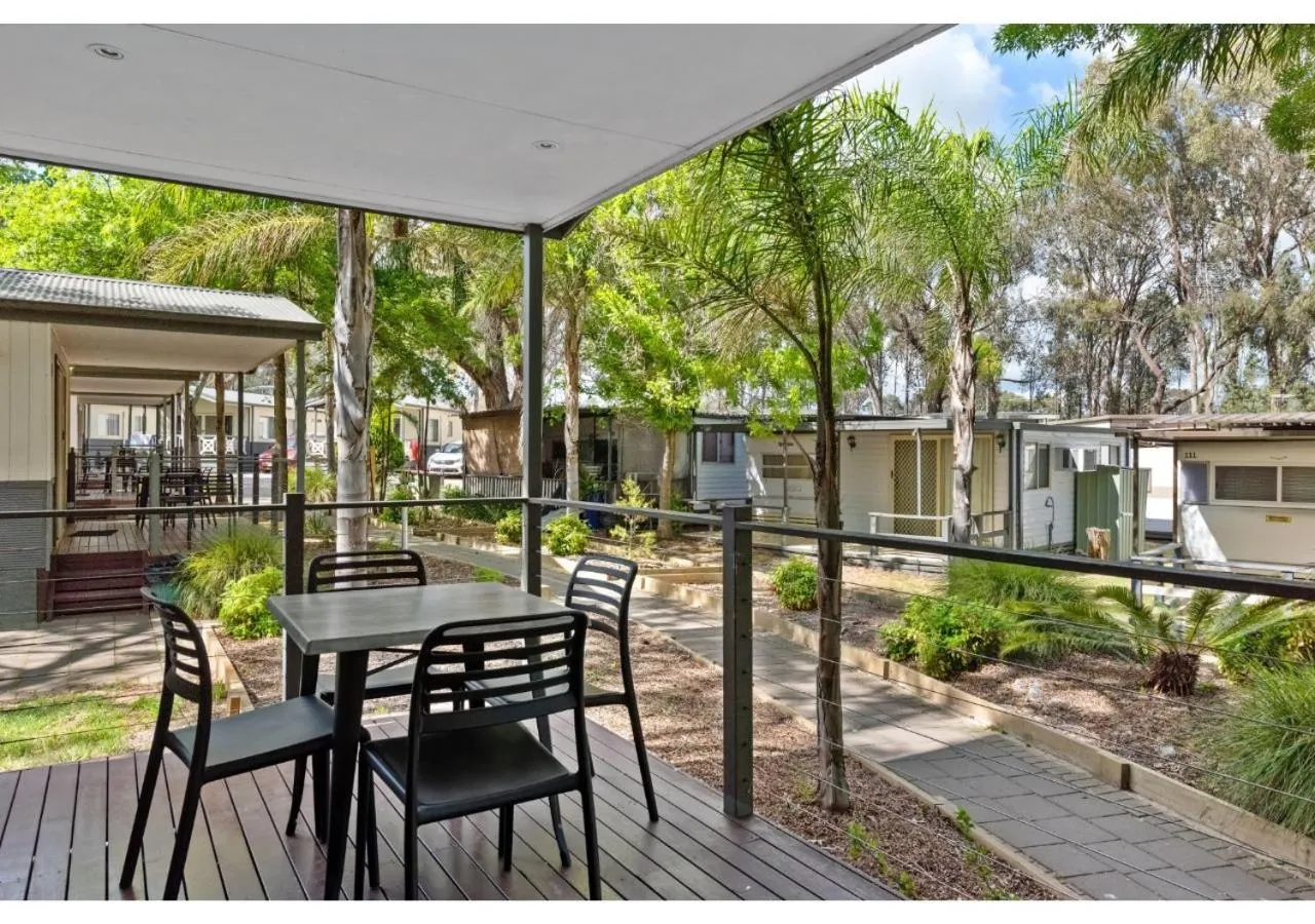 Patio in Discovery Parks - Lake Hume, Victoria