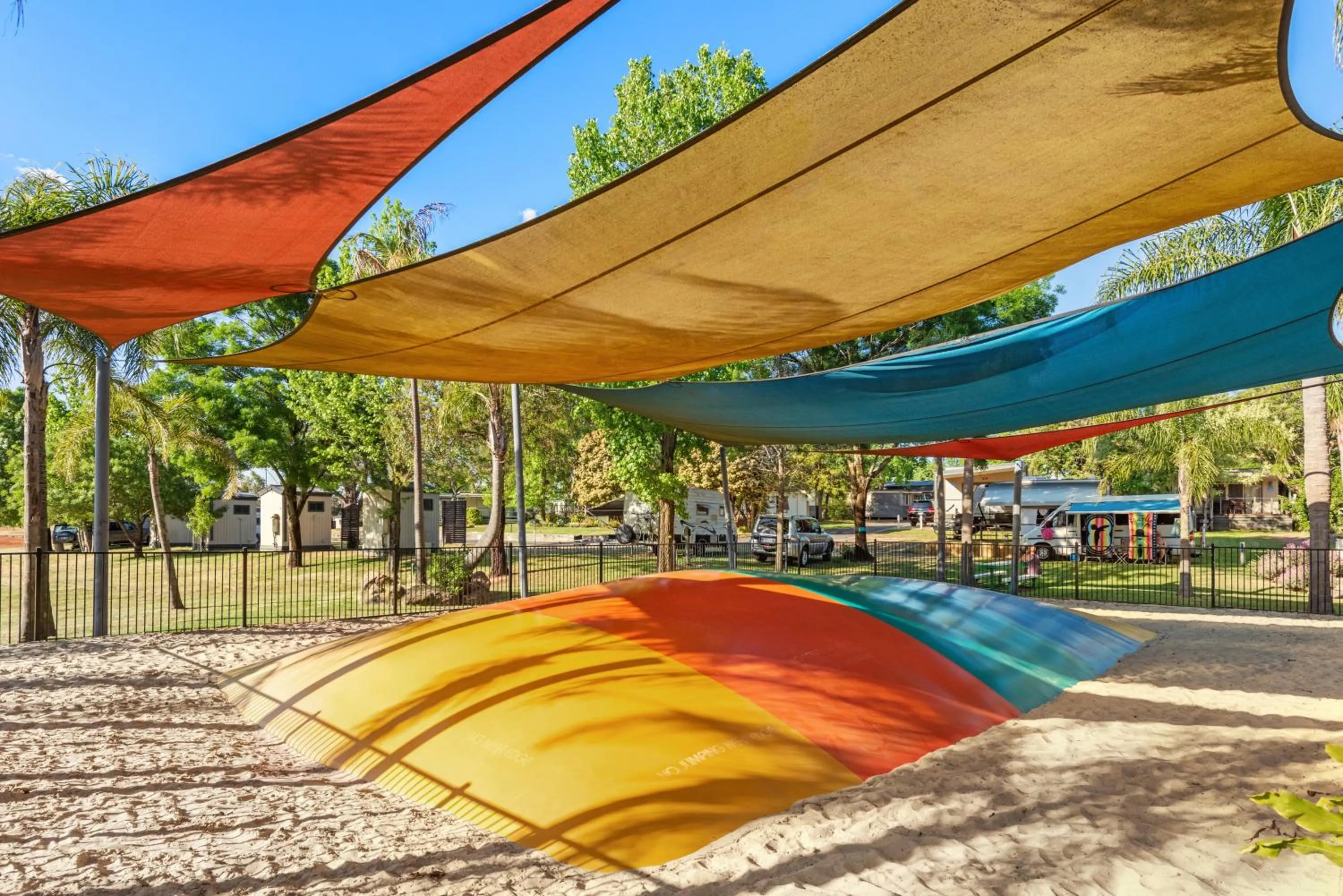 Children play ground in Discovery Parks - Lake Hume, Victoria