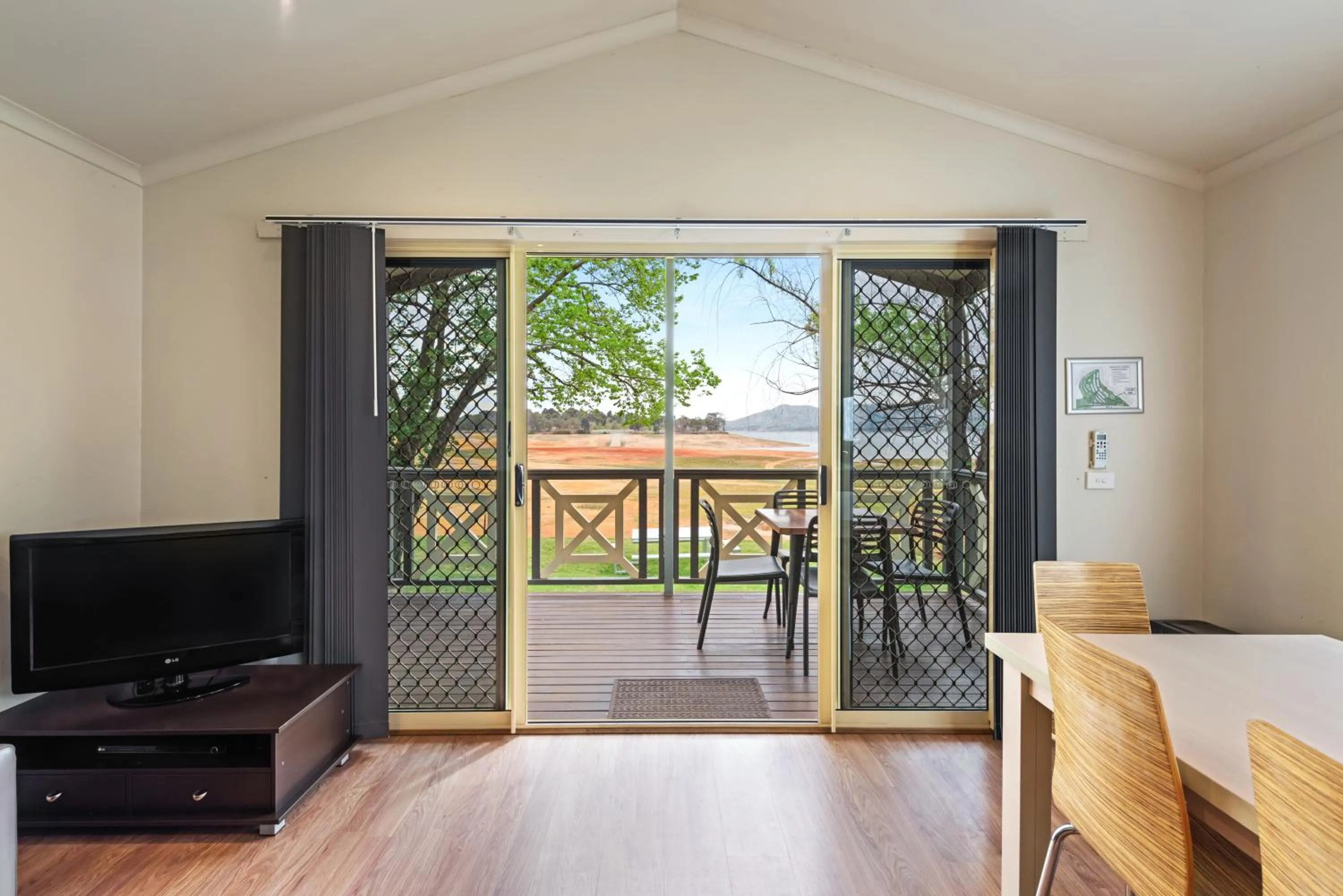 Living room in Discovery Parks - Lake Hume, Victoria