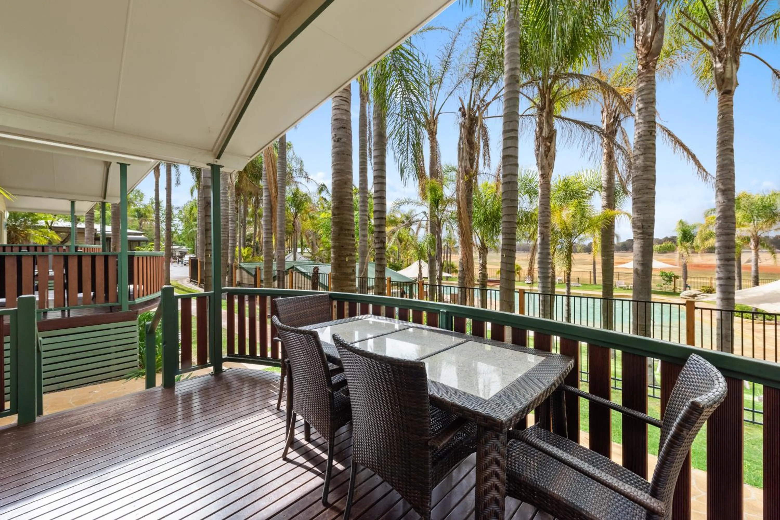 Balcony/Terrace in Discovery Parks - Lake Hume, Victoria