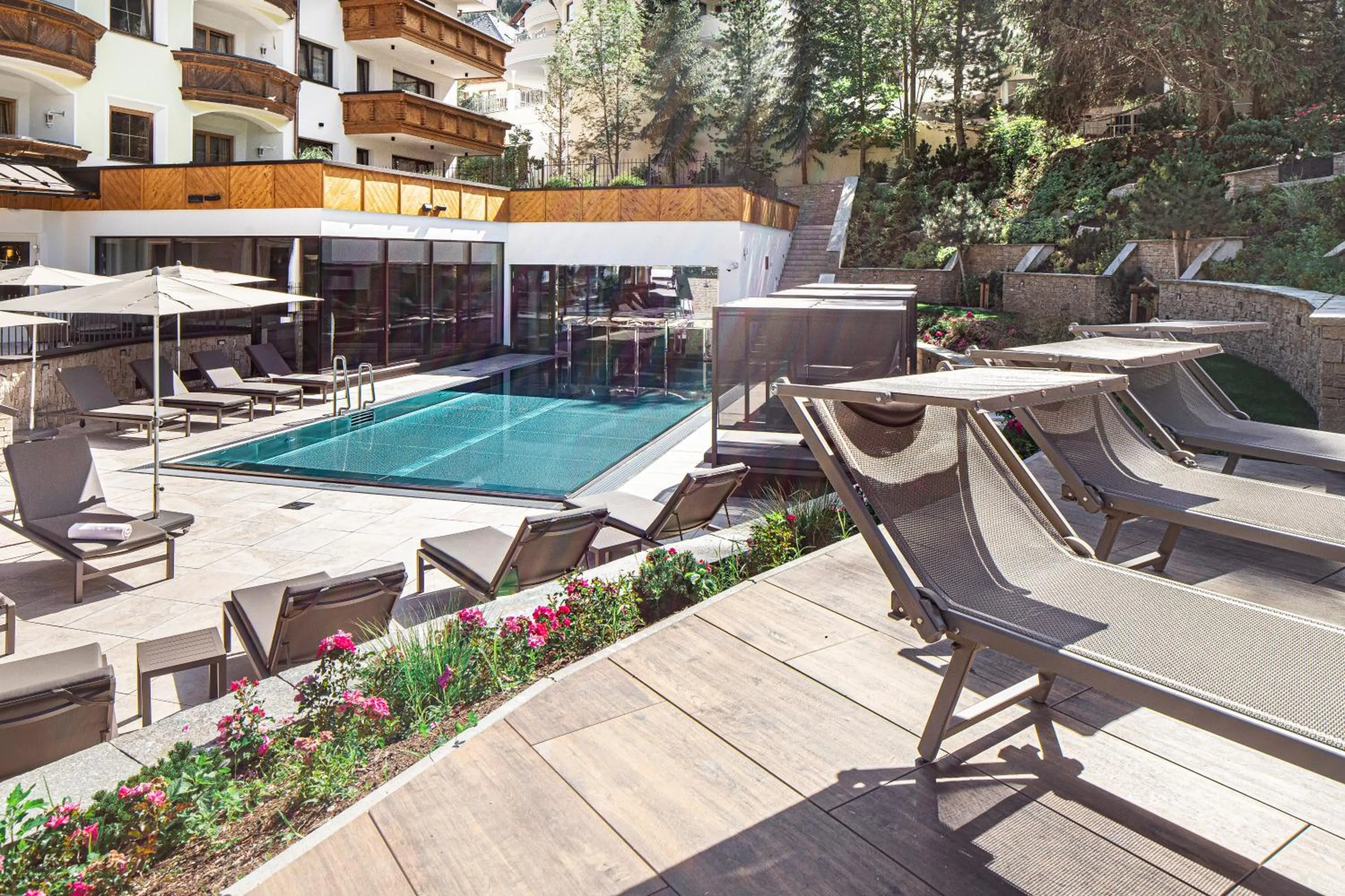 Garden in Superior Hotel Post Ischgl