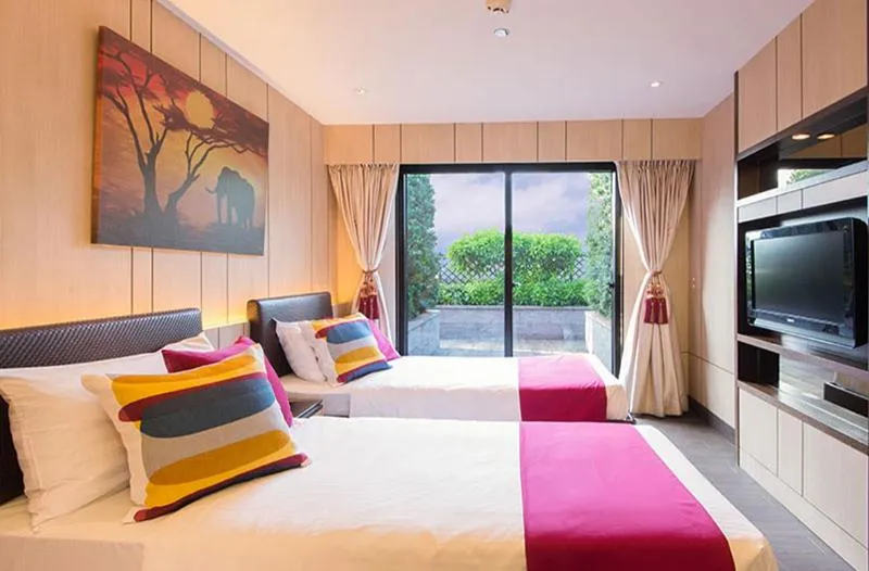 Bed in Noah’s Ark Hotel & Resort