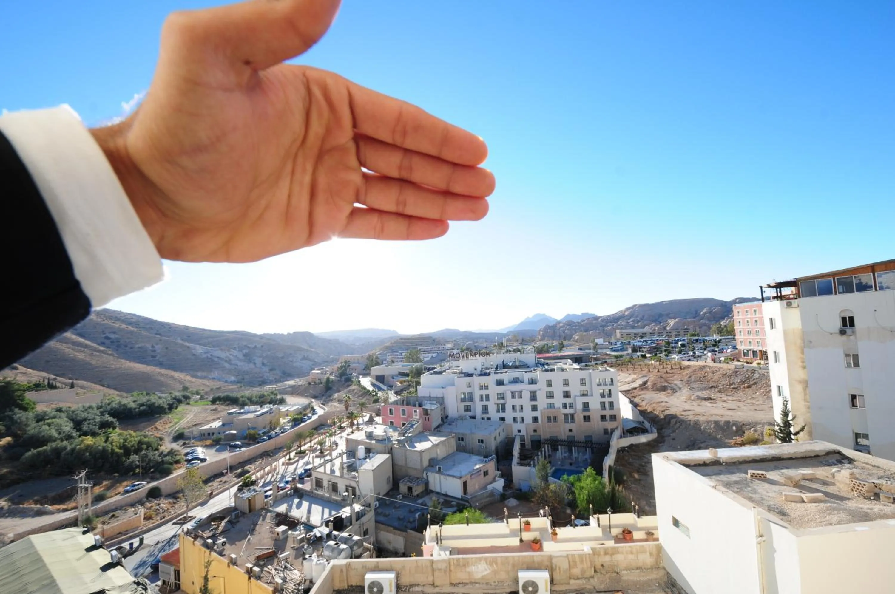 Mountain view in Edom Hotel