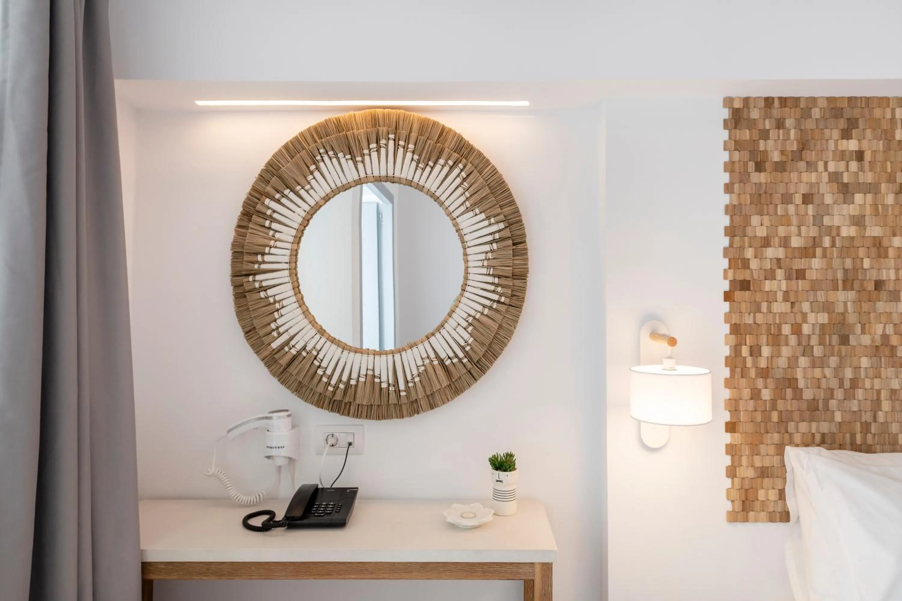 Bed in Galinos Hotel for adults only