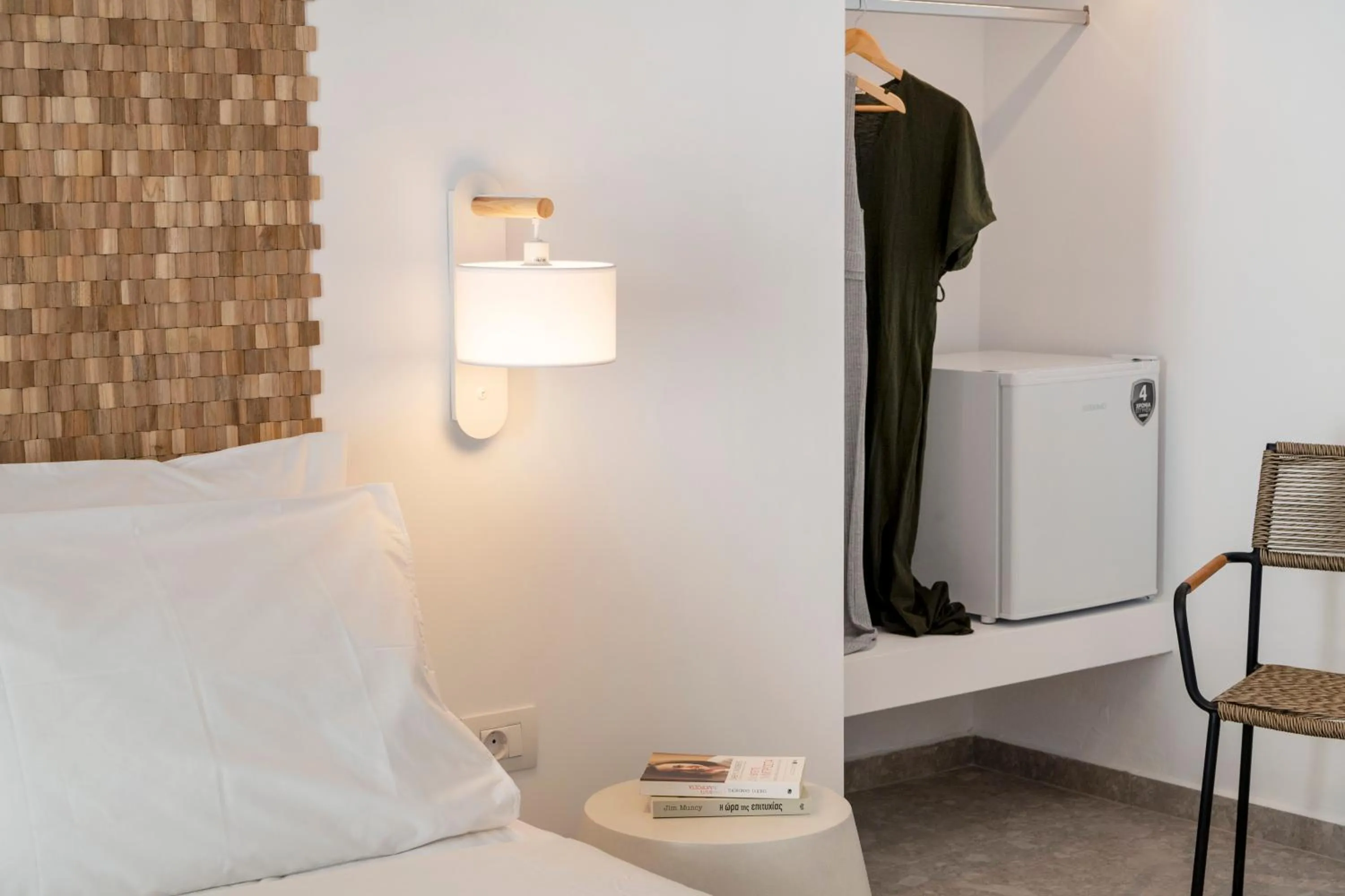 Bed in Galinos Hotel for adults only