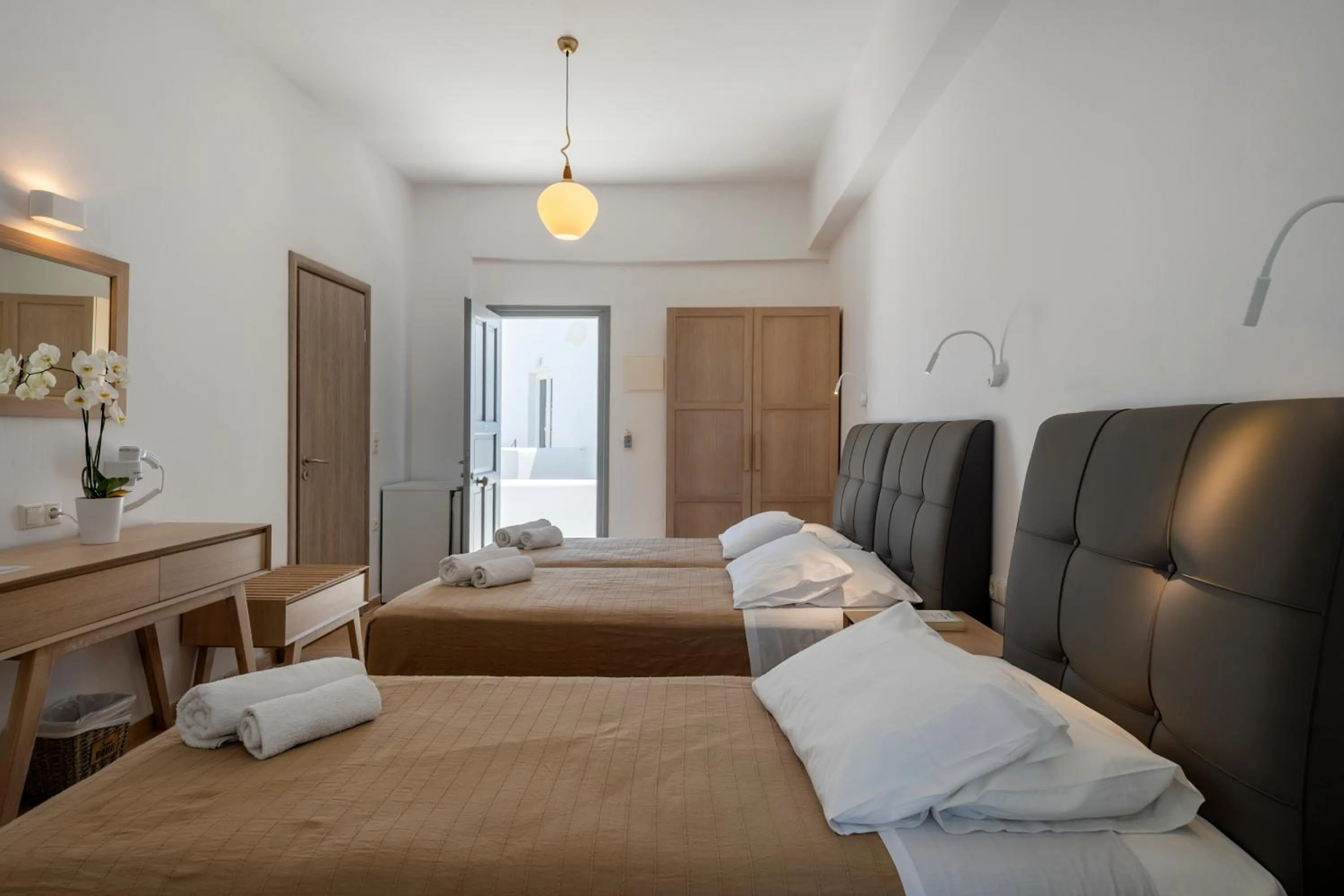 Bed in Galinos Hotel for adults only