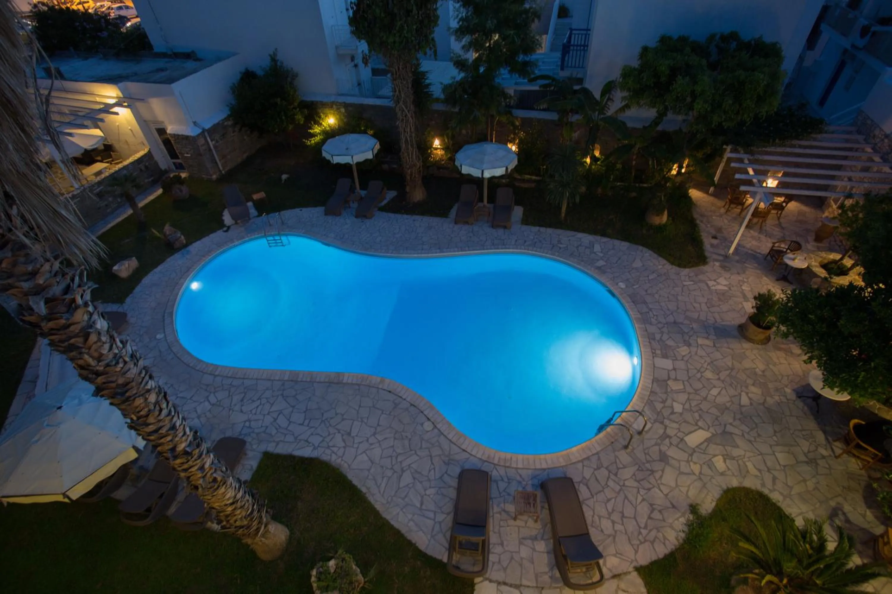 Bird's eye view in Galinos Hotel for adults only