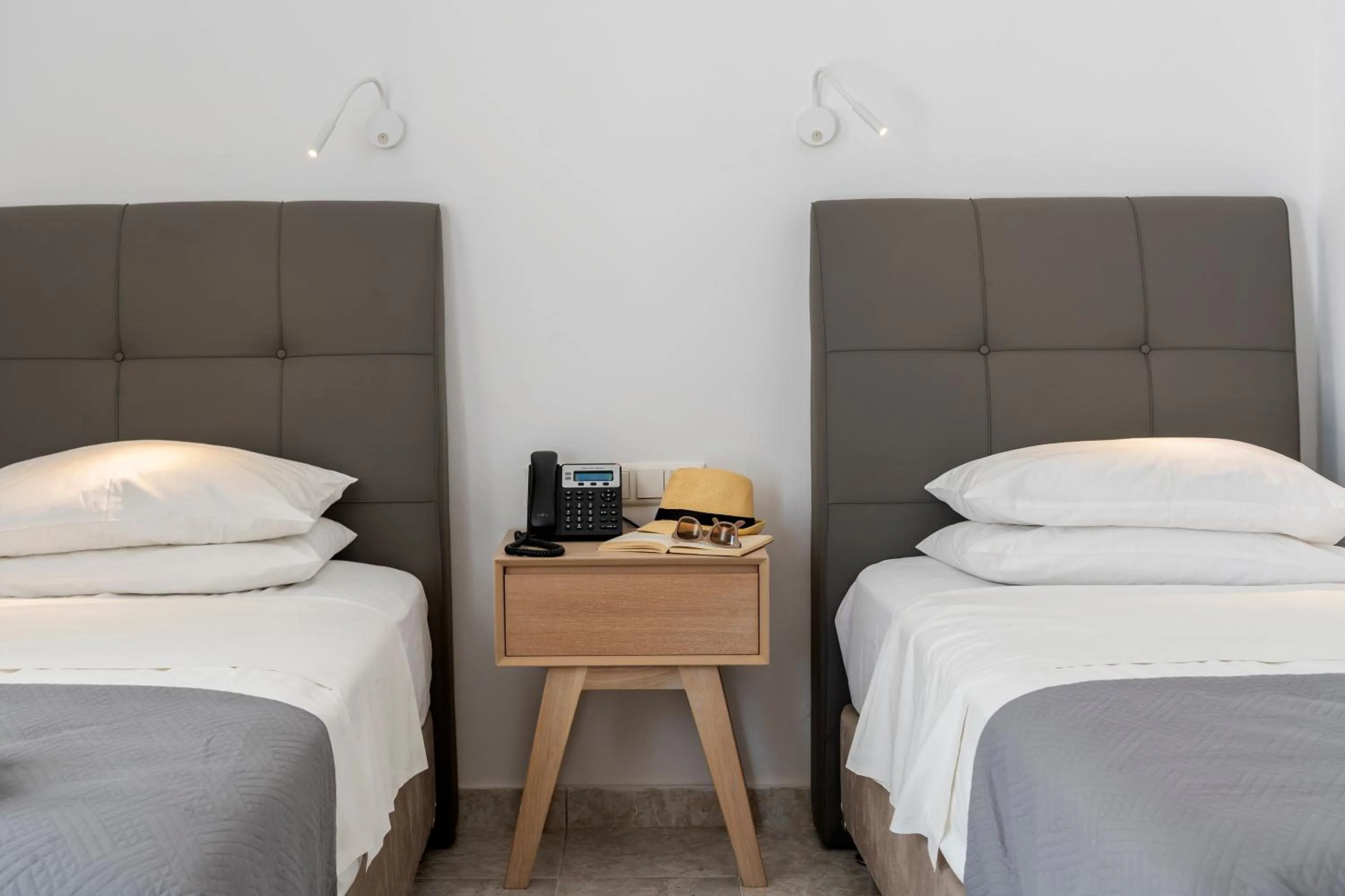 Bed in Galinos Hotel for adults only