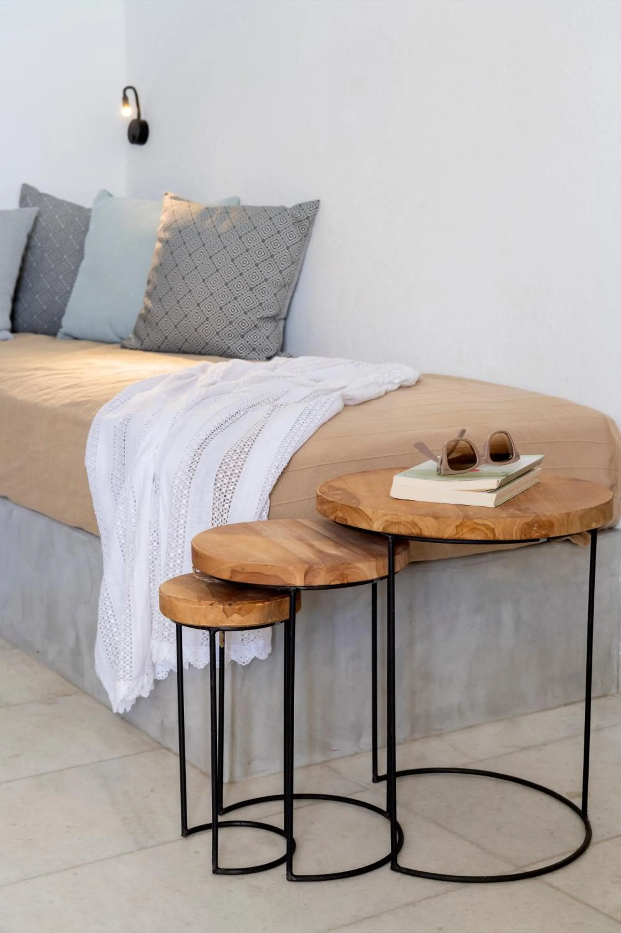 Bed in Galinos Hotel for adults only