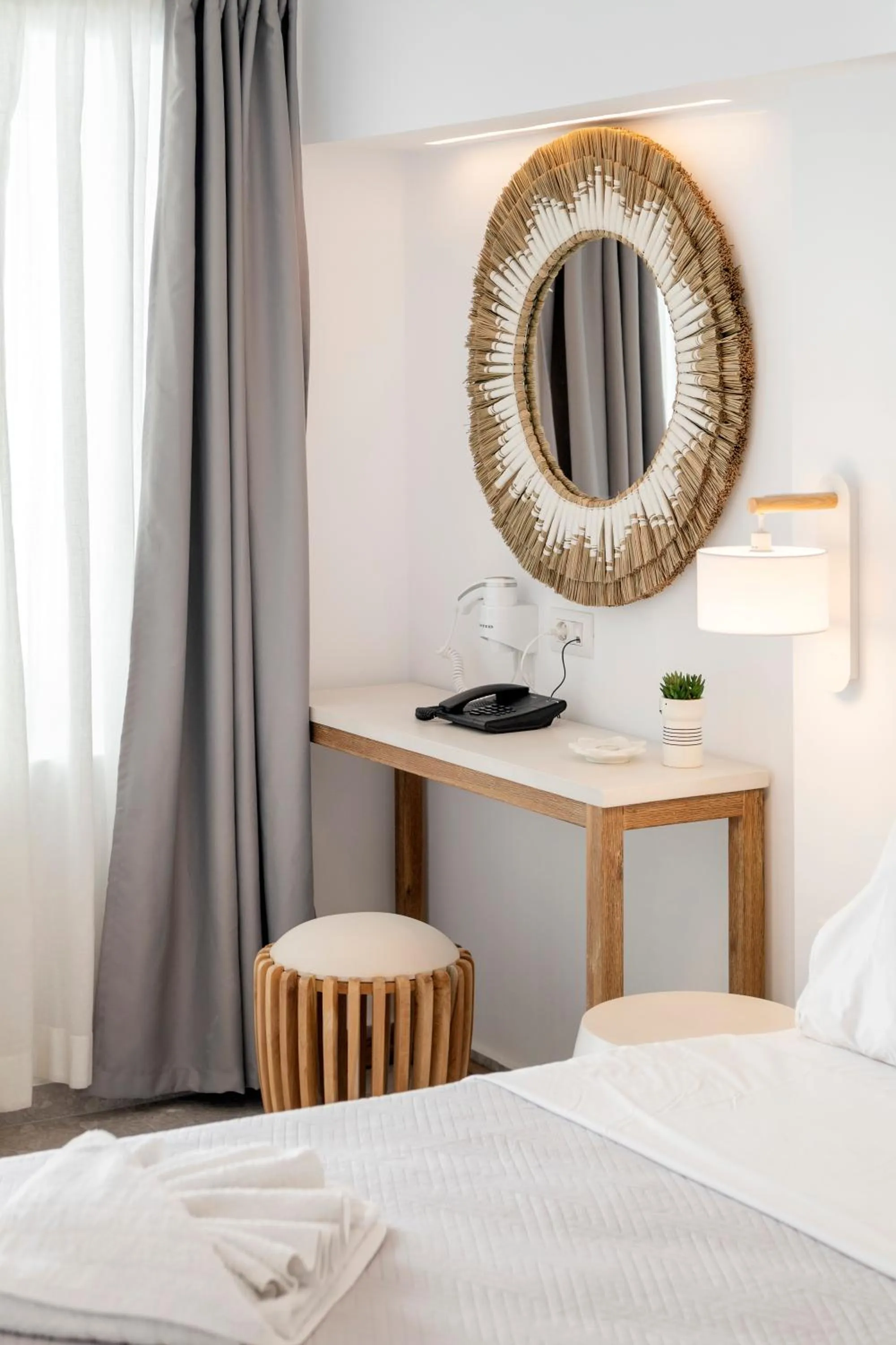 Bed in Galinos Hotel for adults only