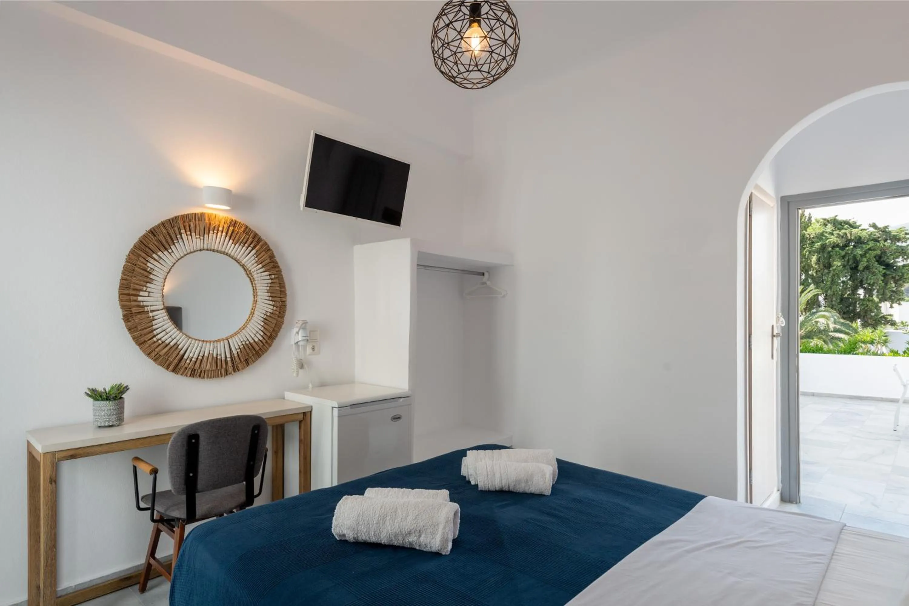 Bed in Galinos Hotel for adults only