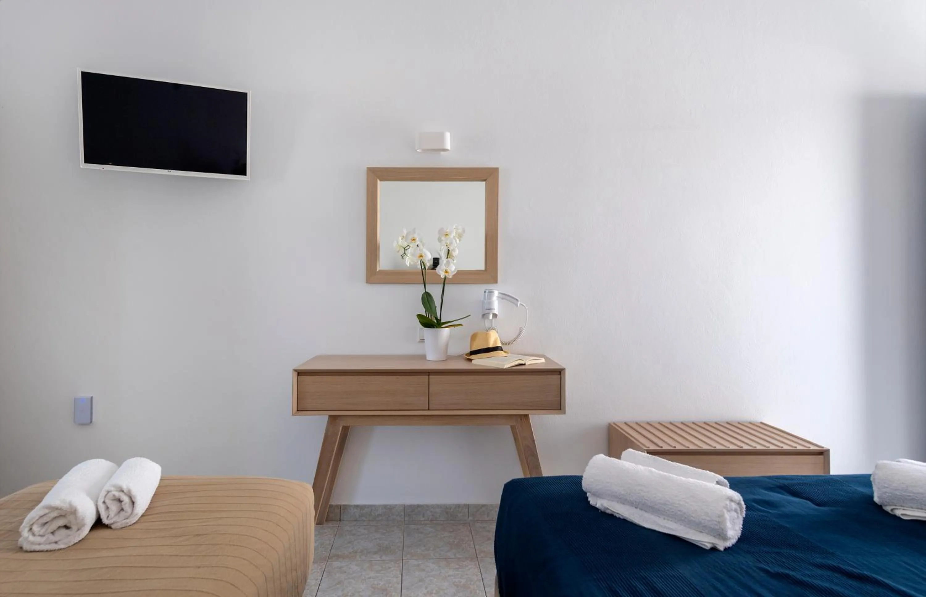 Bed in Galinos Hotel for adults only