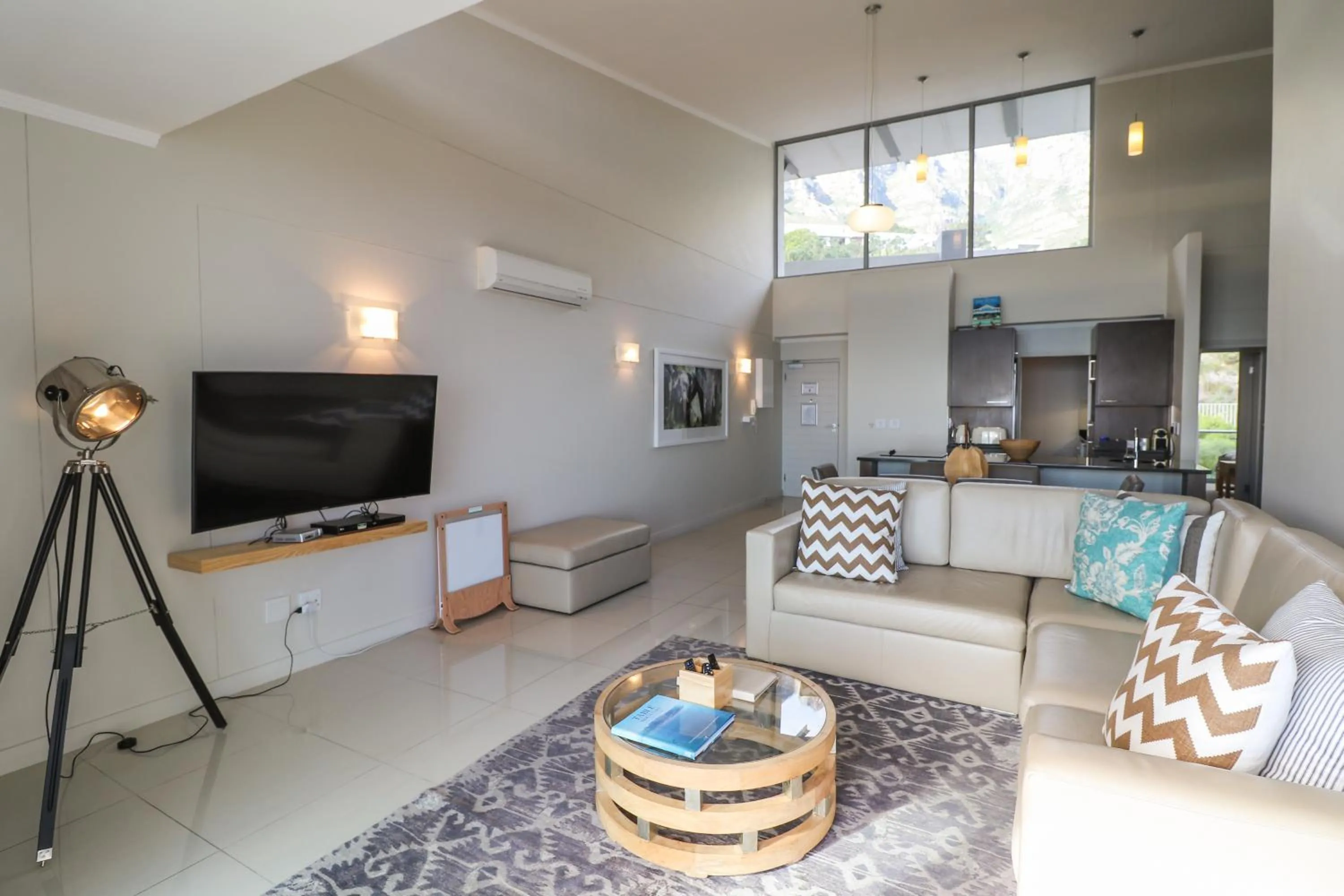 Living room in The Crystal Apartments