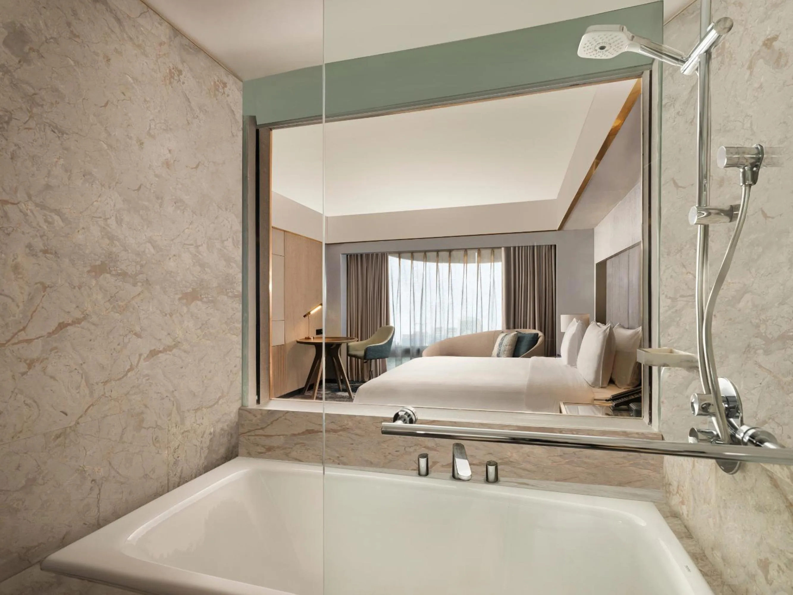 Bathroom in Sari Pacific Jakarta, Autograph Collection