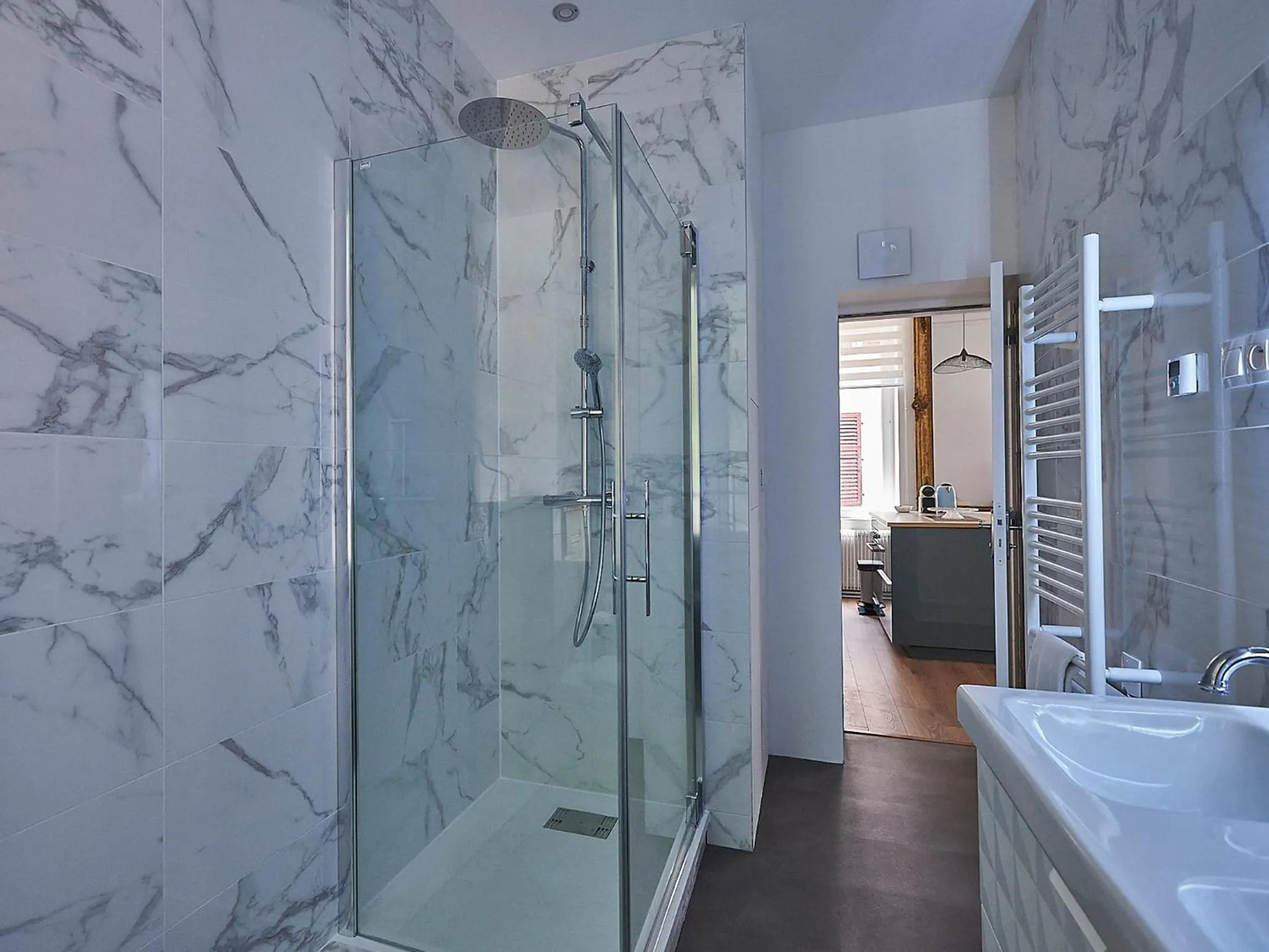 Shower in Les Appartements Saint-Martin