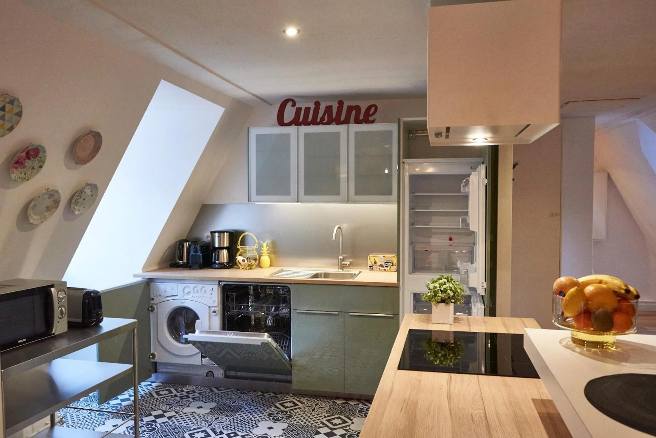 Kitchen or kitchenette in Les Appartements Saint-Martin