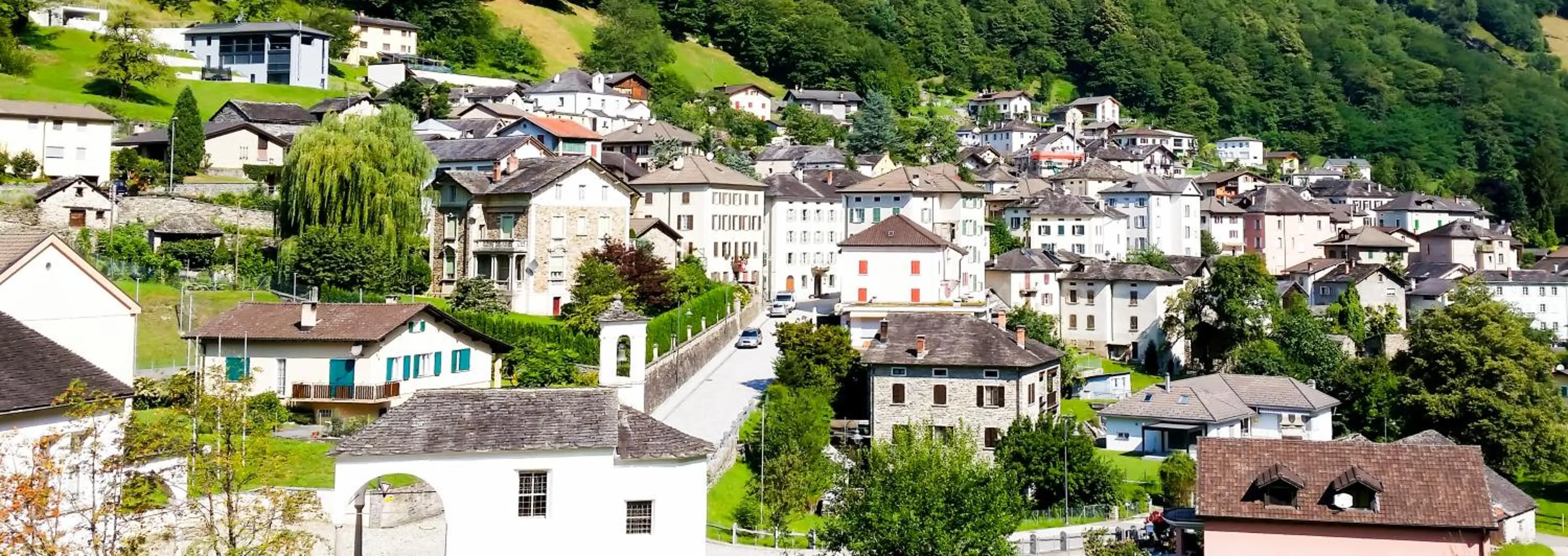 Property building in Hotel Soazza