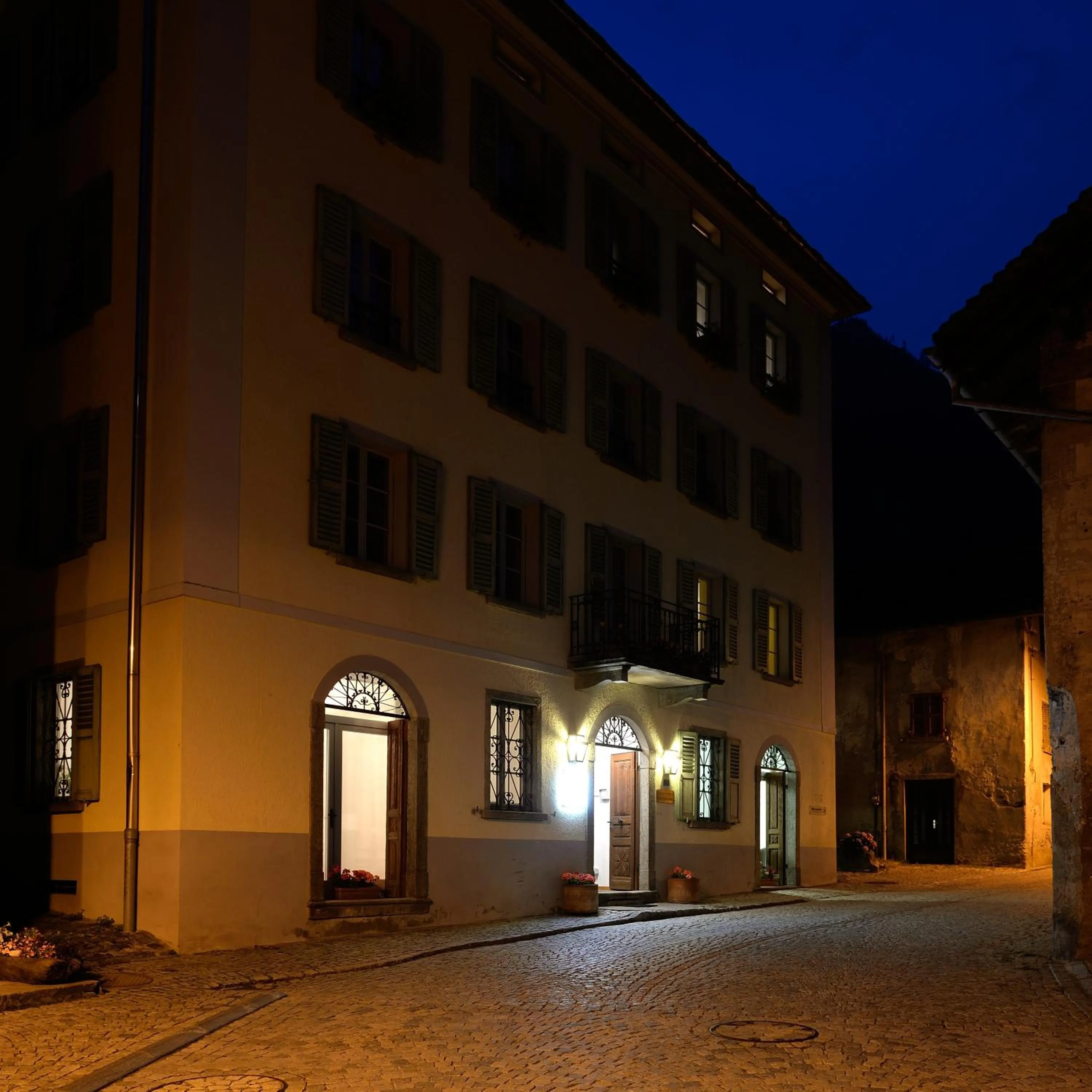 Facade/entrance in Hotel Soazza