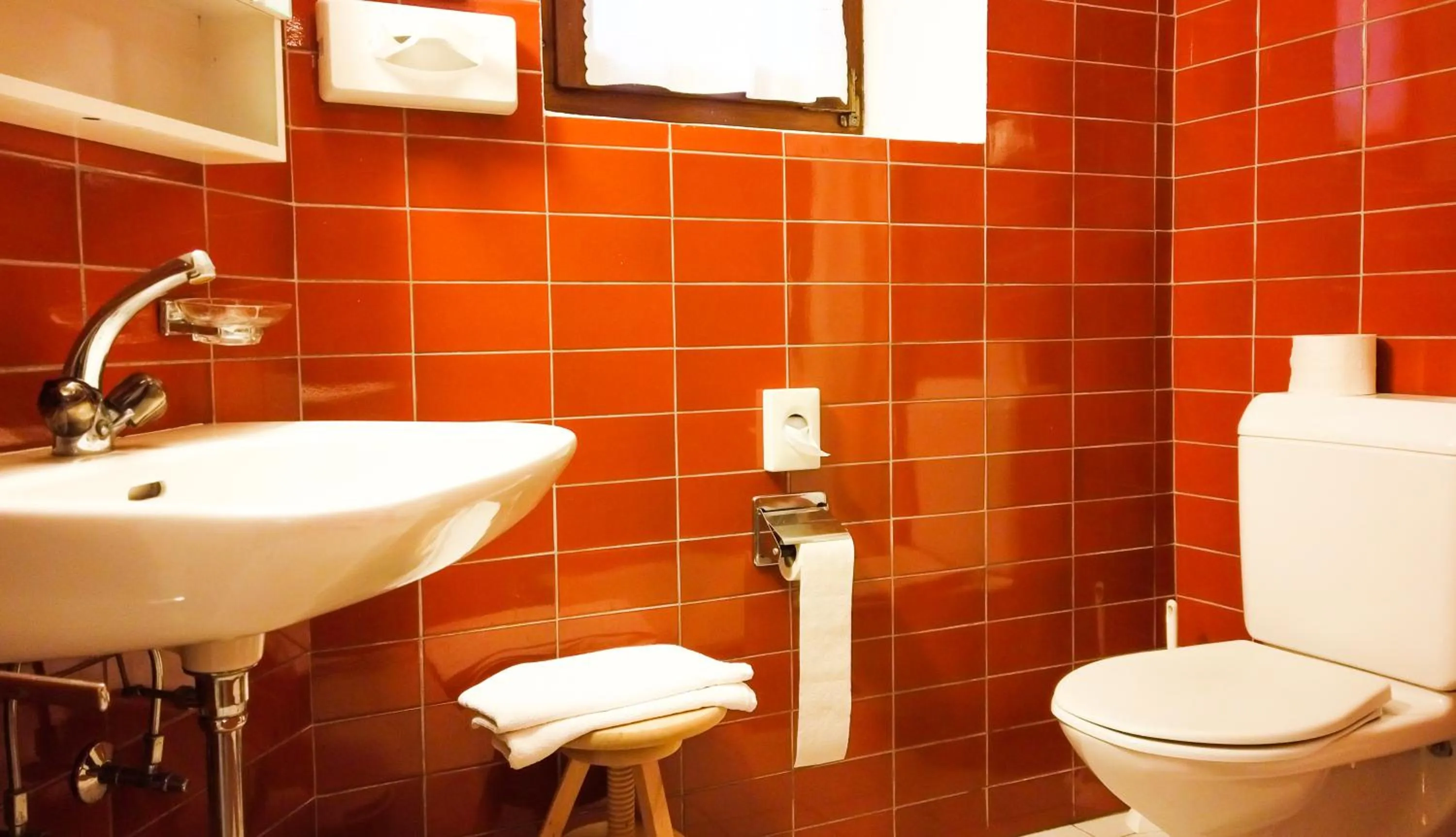 Bathroom in Hotel Soazza