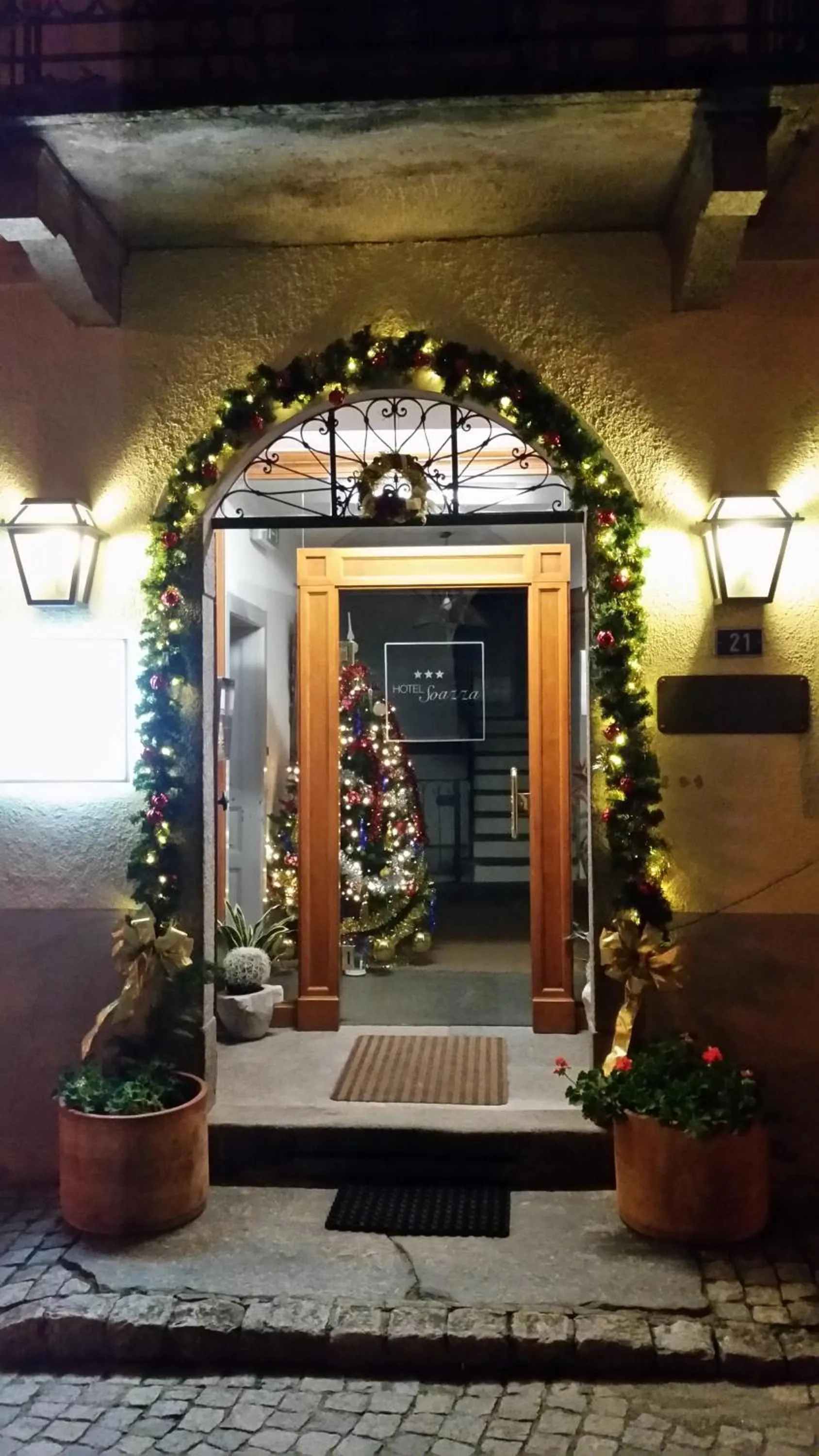 Property building in Hotel Soazza