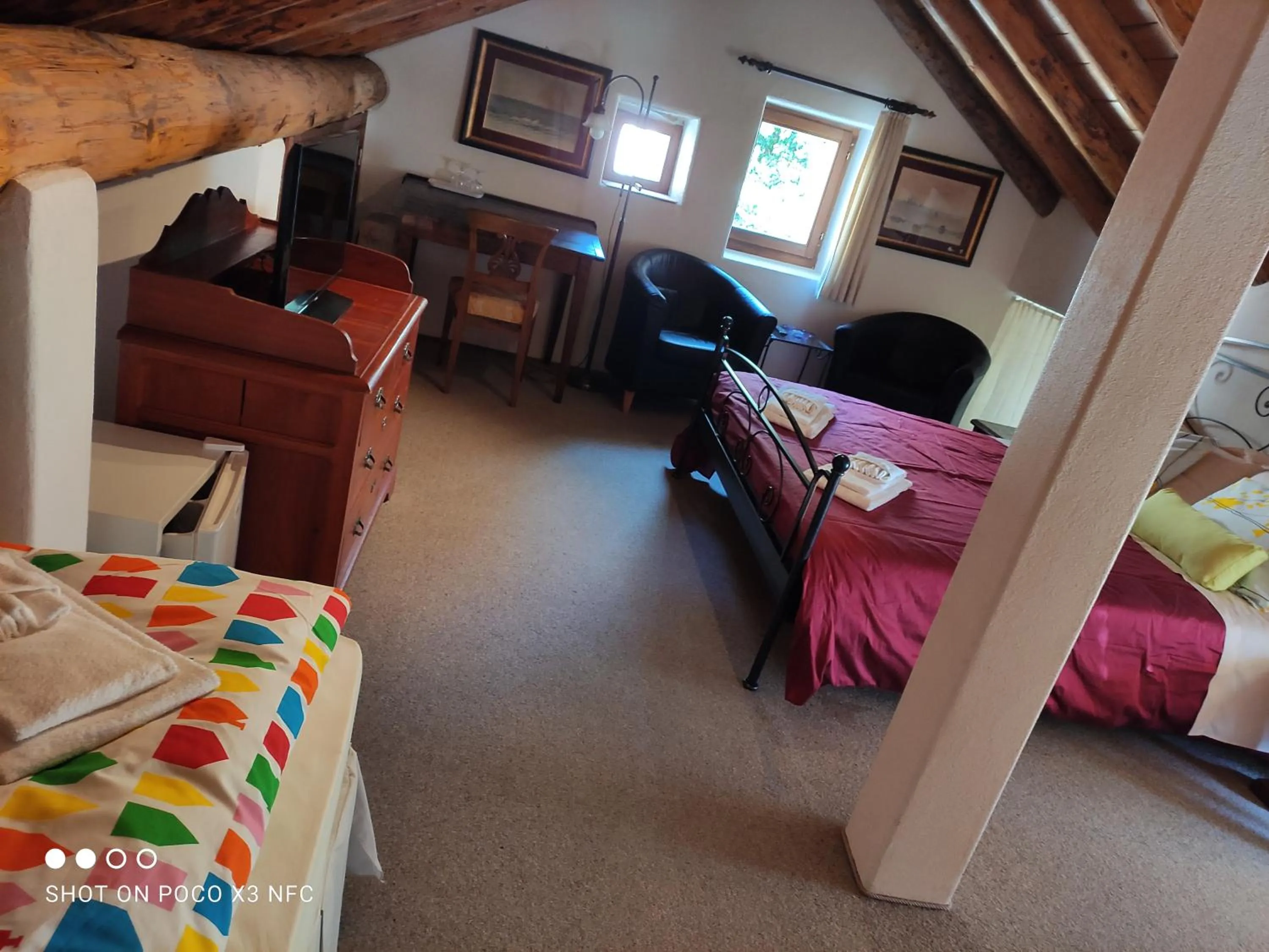 Bedroom, Bed in Hotel Soazza