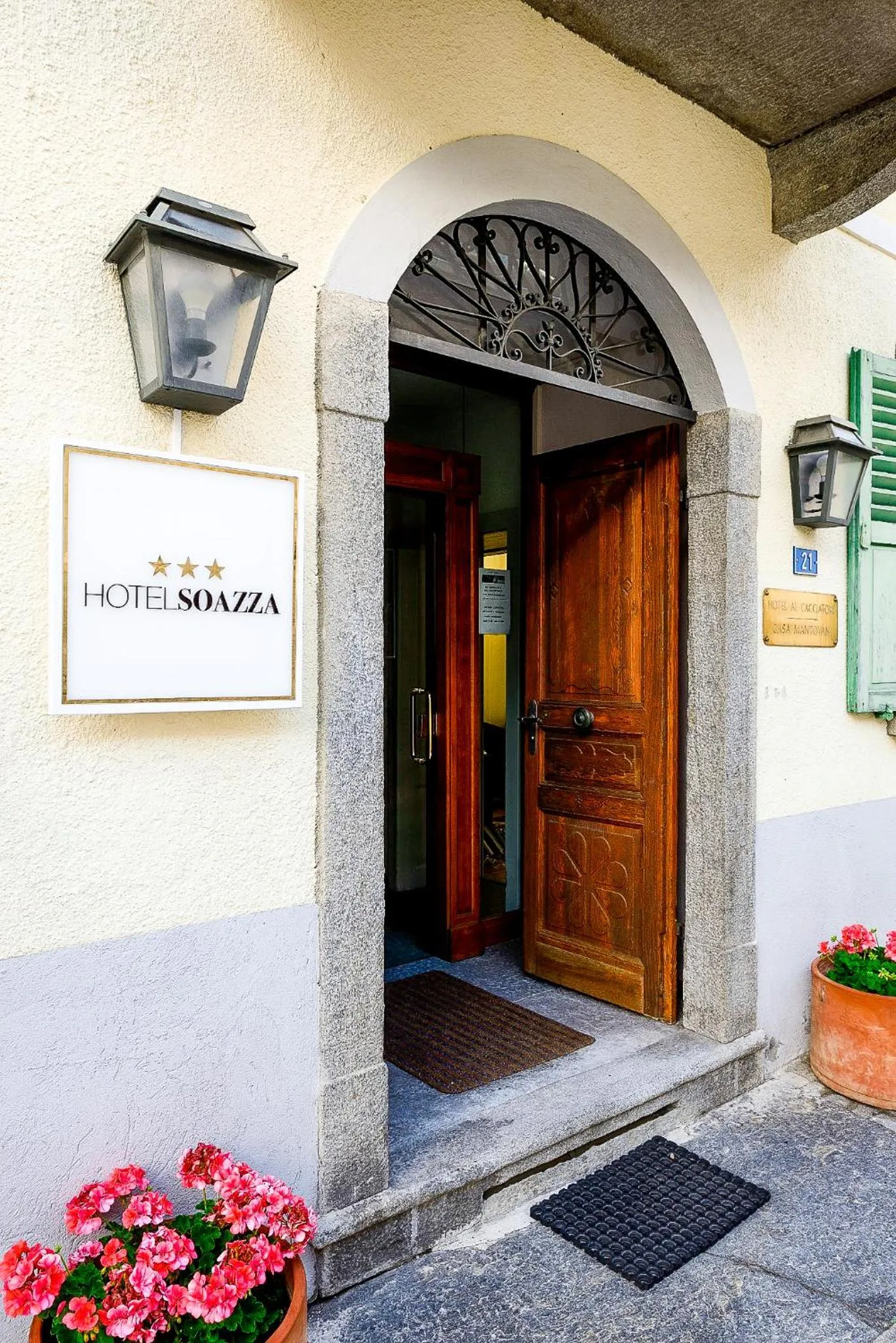Property building in Hotel Soazza