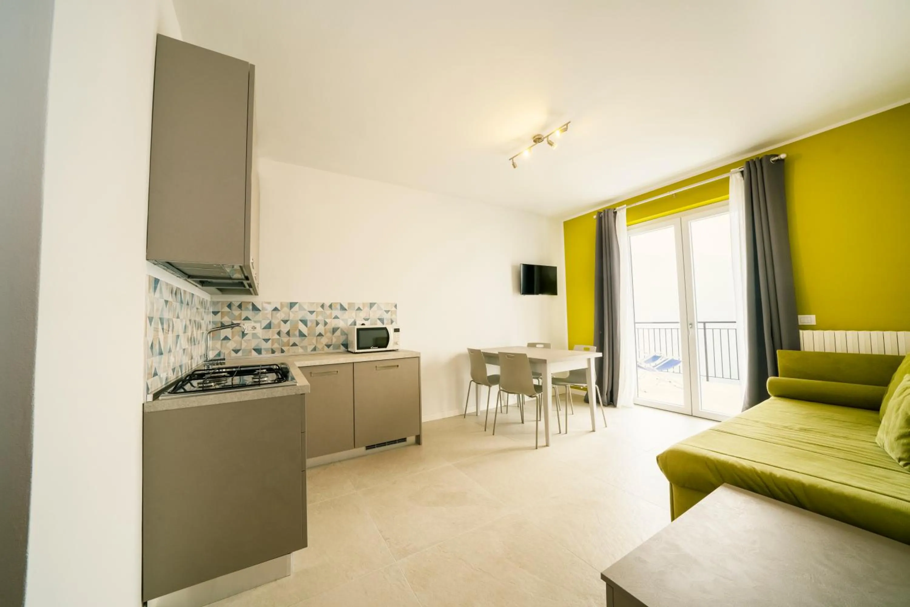 Kitchen or kitchenette in Hotel Residence La Rotonda
