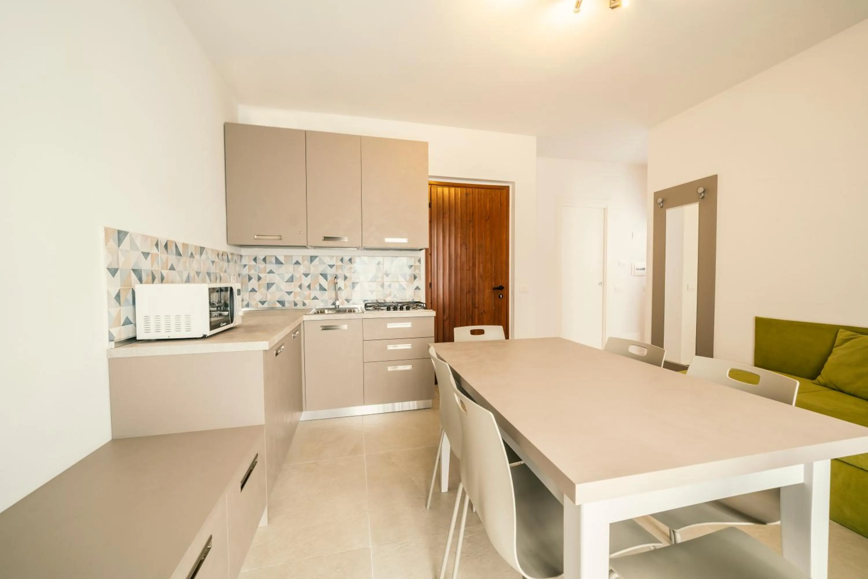 Kitchen or kitchenette in Hotel Residence La Rotonda