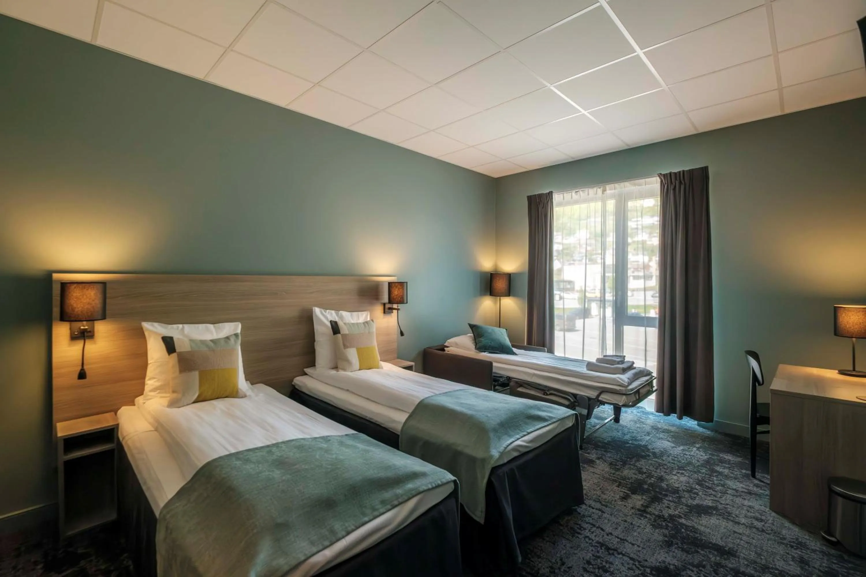 Bed in Hardangerfjord Hotel