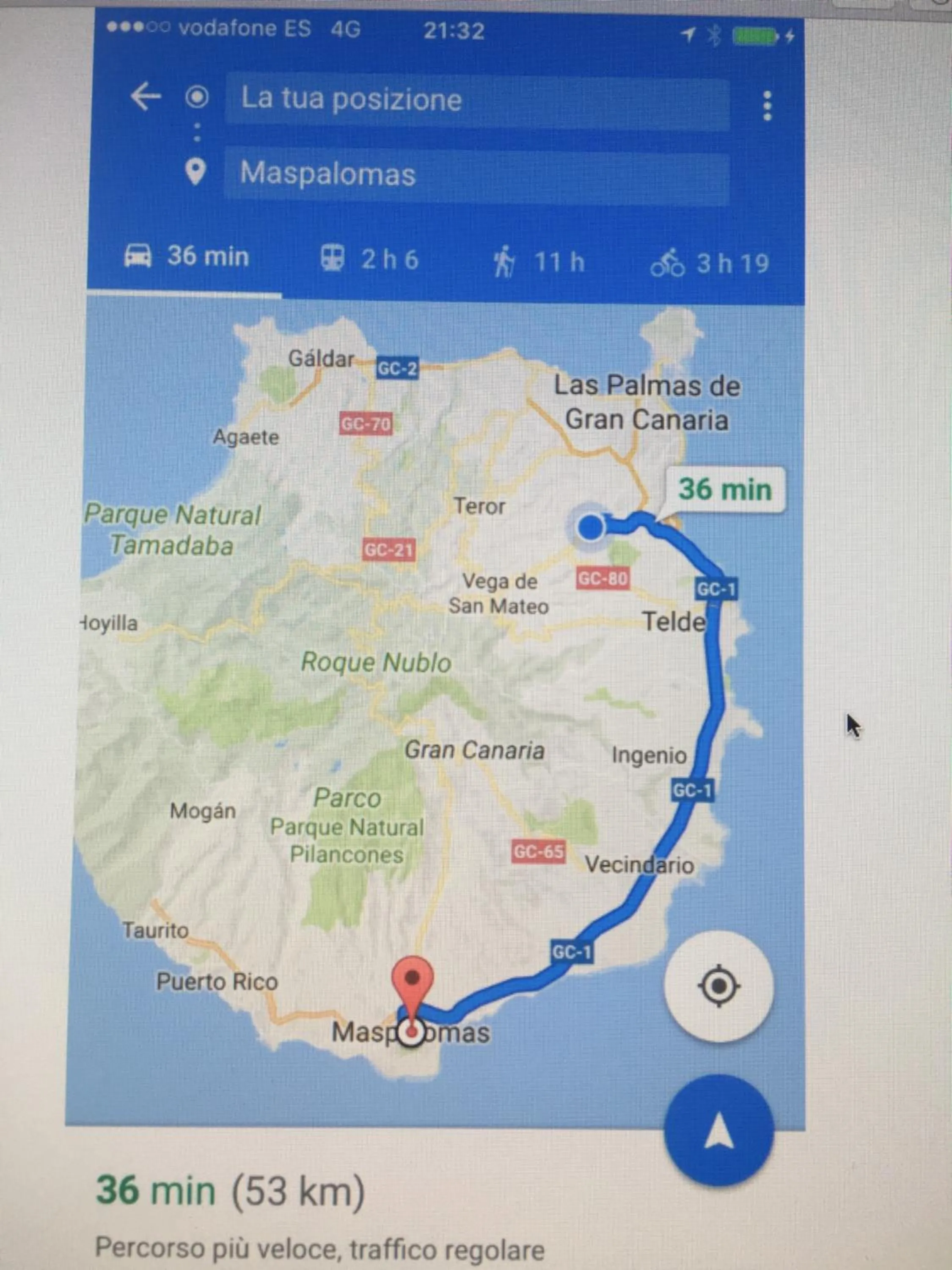 Nearby landmark in La Casita de Las Palmas VV