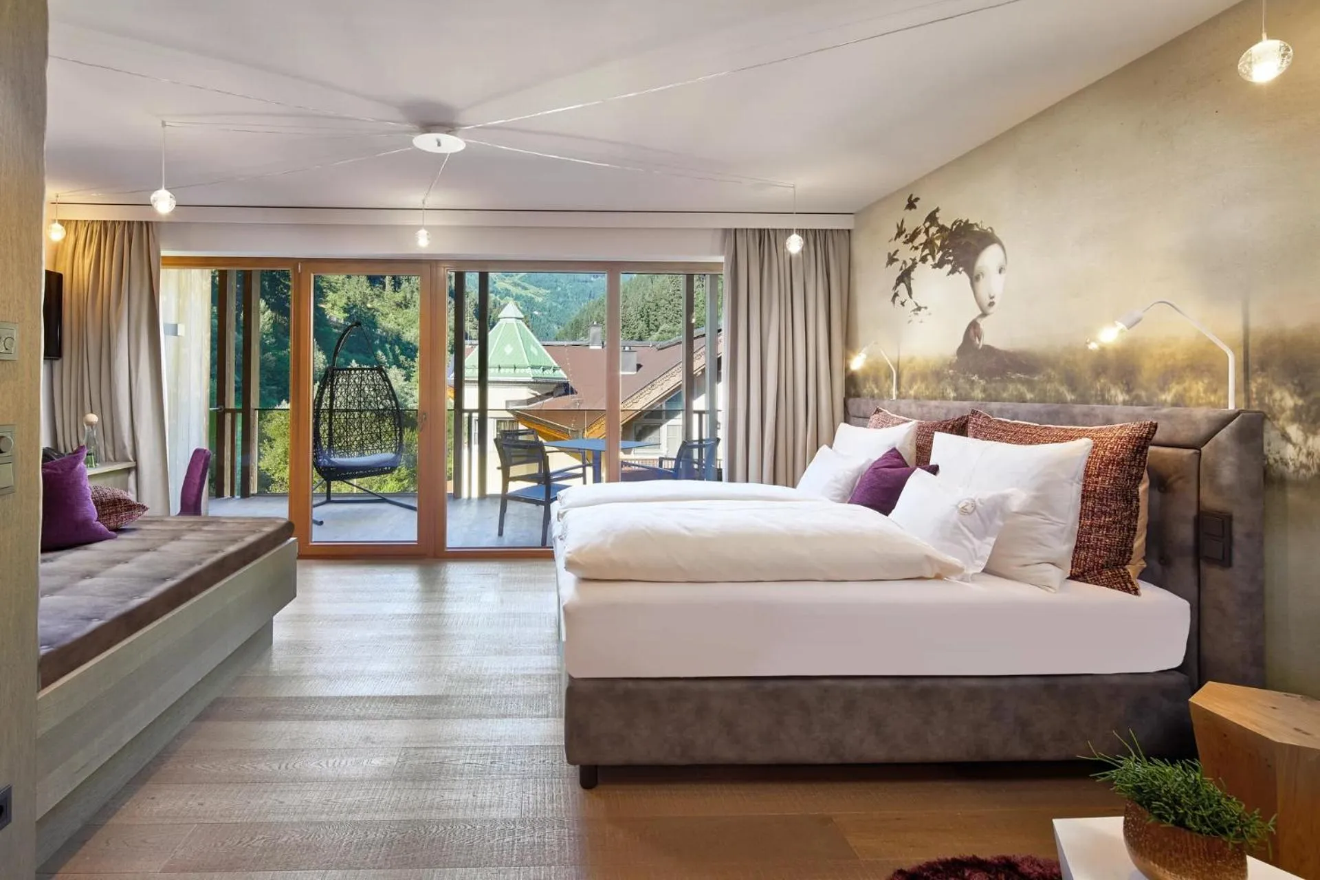 Photo of the whole room, Bed in ZillergrundRock Luxury Mountain Resort