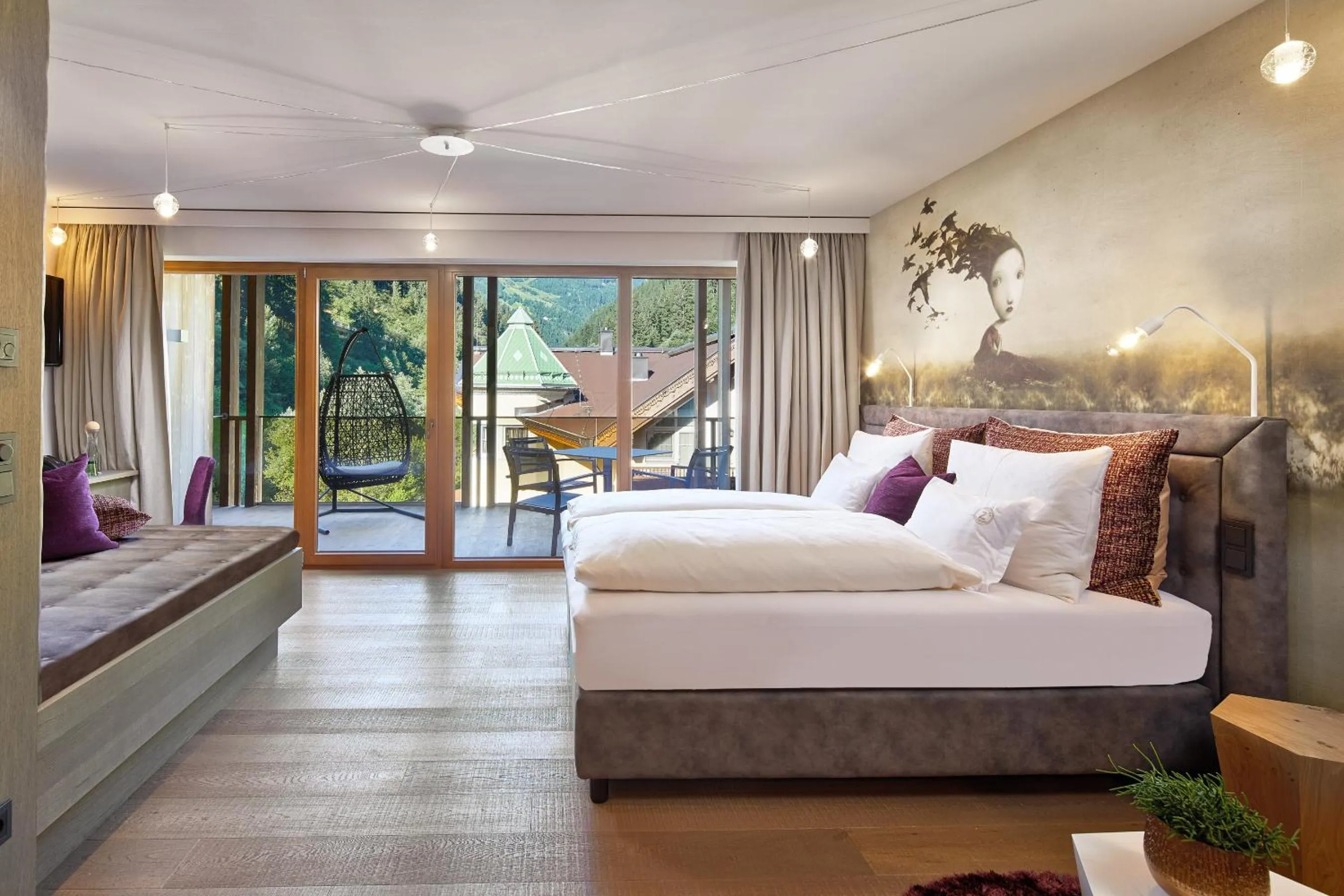Photo of the whole room, Bed in ZillergrundRock Luxury Mountain Resort