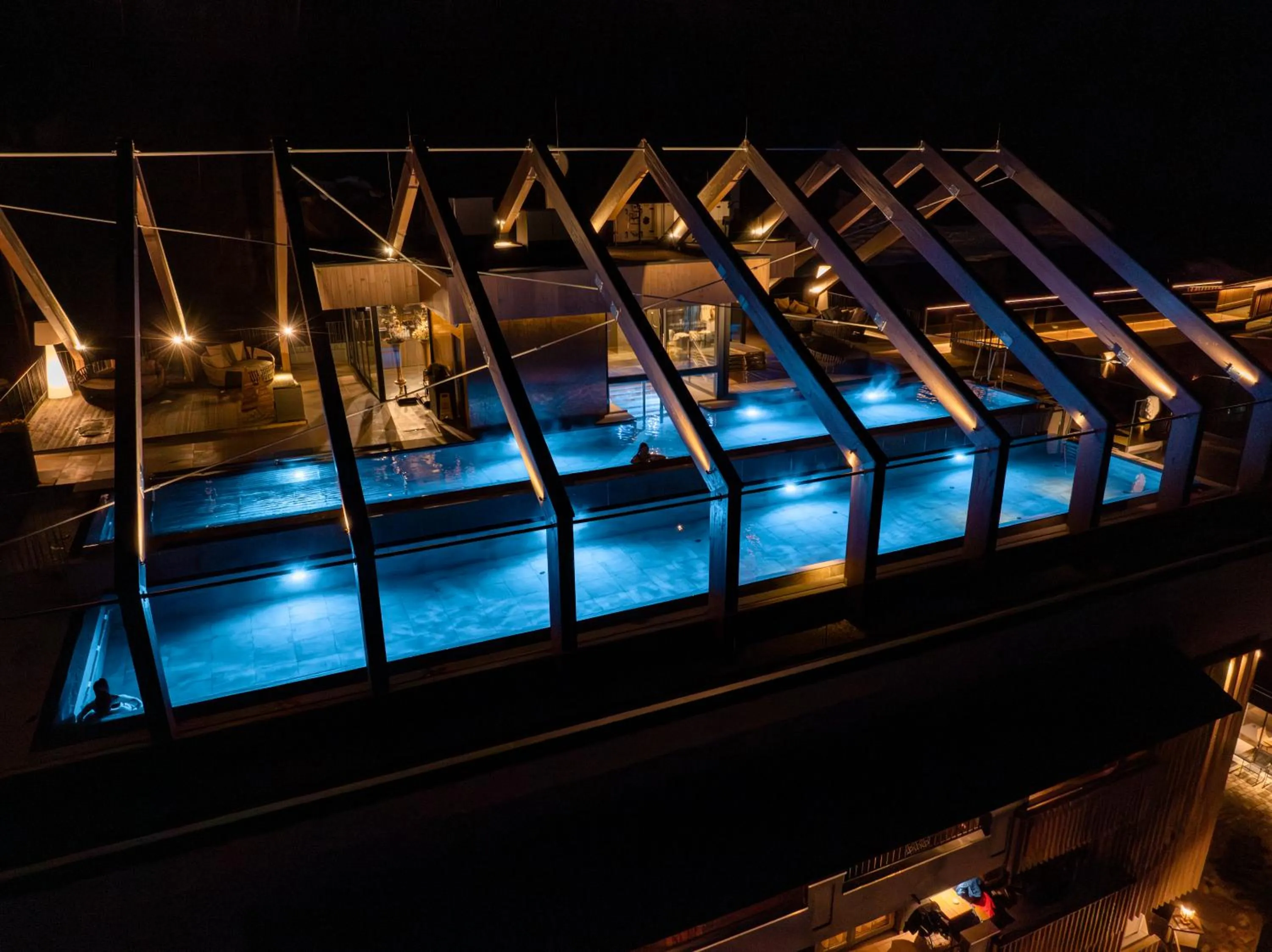 Swimming pool in ZillergrundRock Luxury Mountain Resort