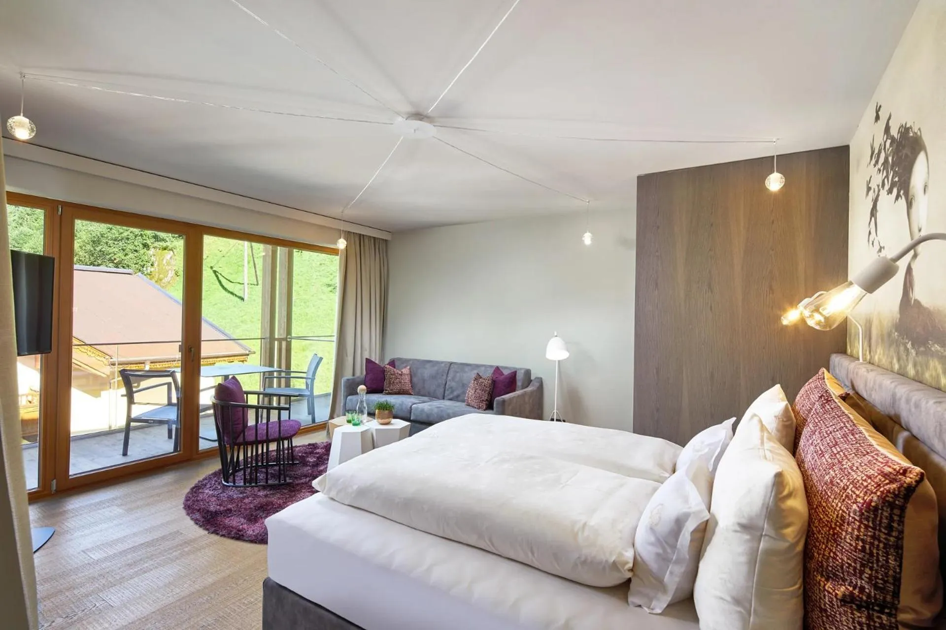 Bedroom, Bed in ZillergrundRock Luxury Mountain Resort