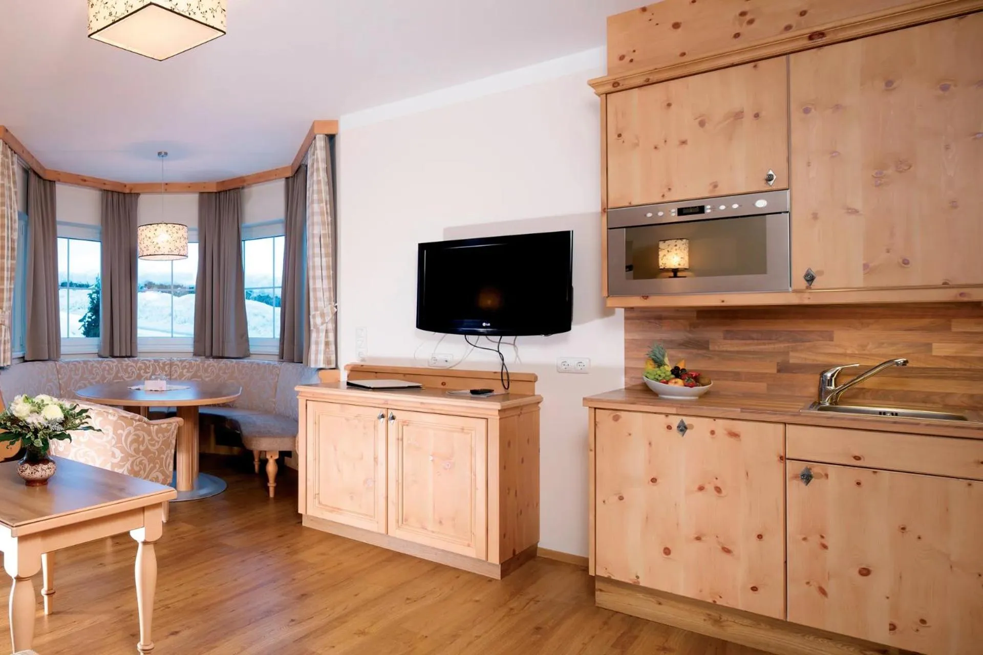 Kitchen or kitchenette in ZillergrundRock Luxury Mountain Resort