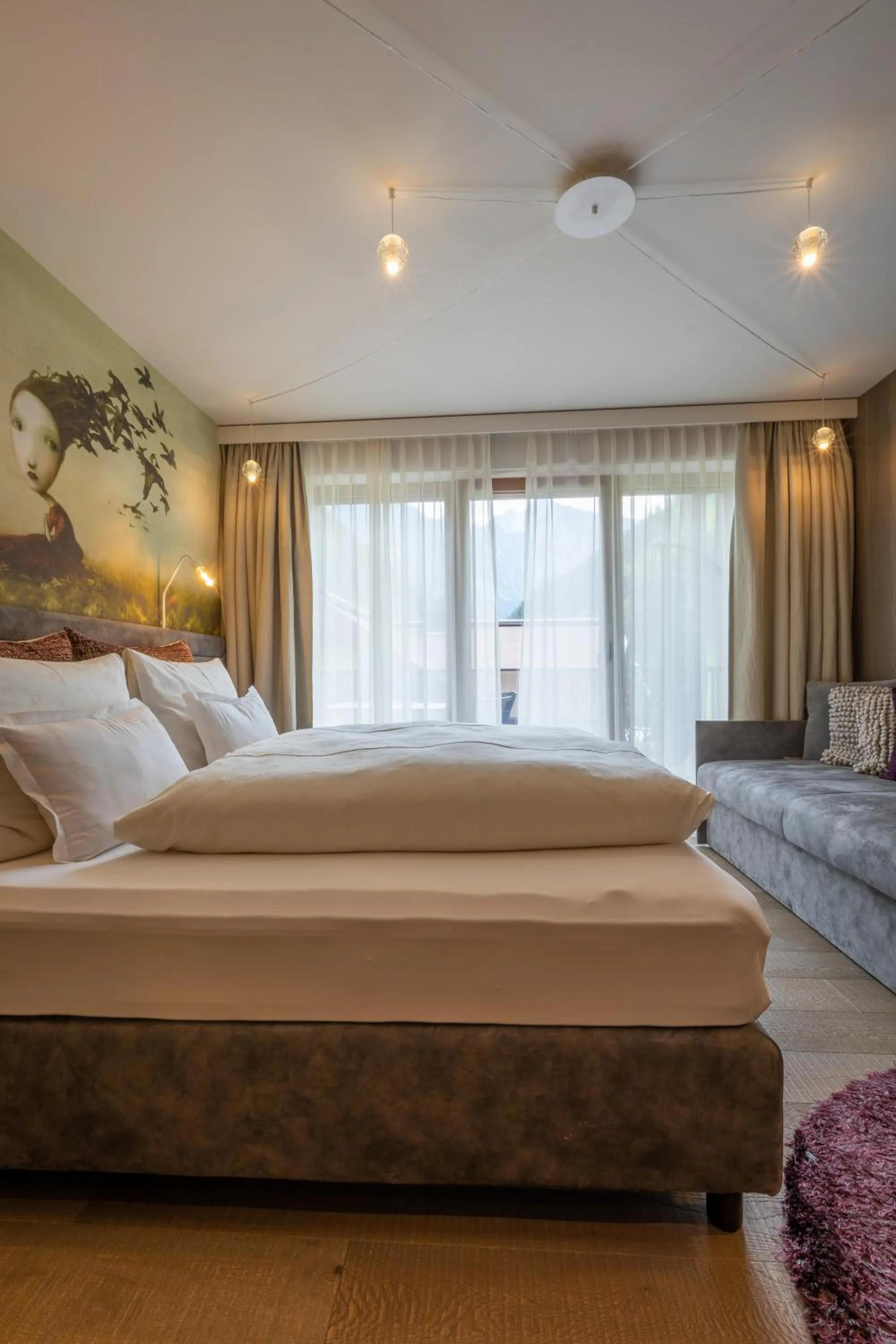 Photo of the whole room, Bed in ZillergrundRock Luxury Mountain Resort