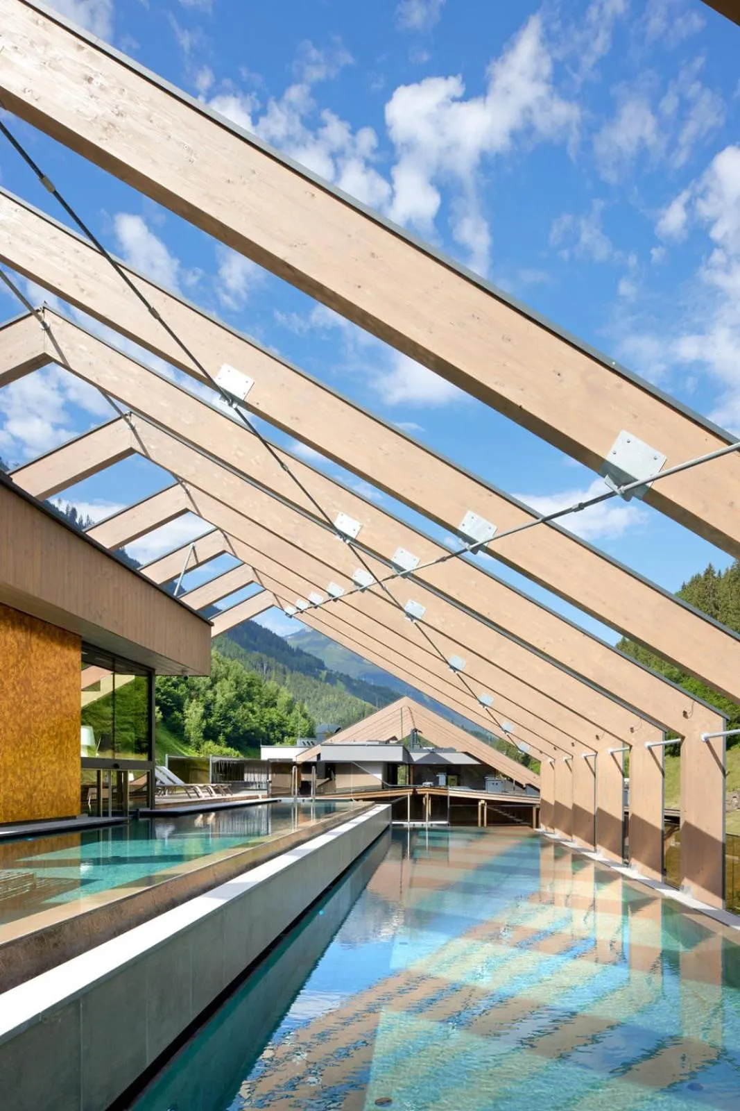 Pool view in ZillergrundRock Luxury Mountain Resort
