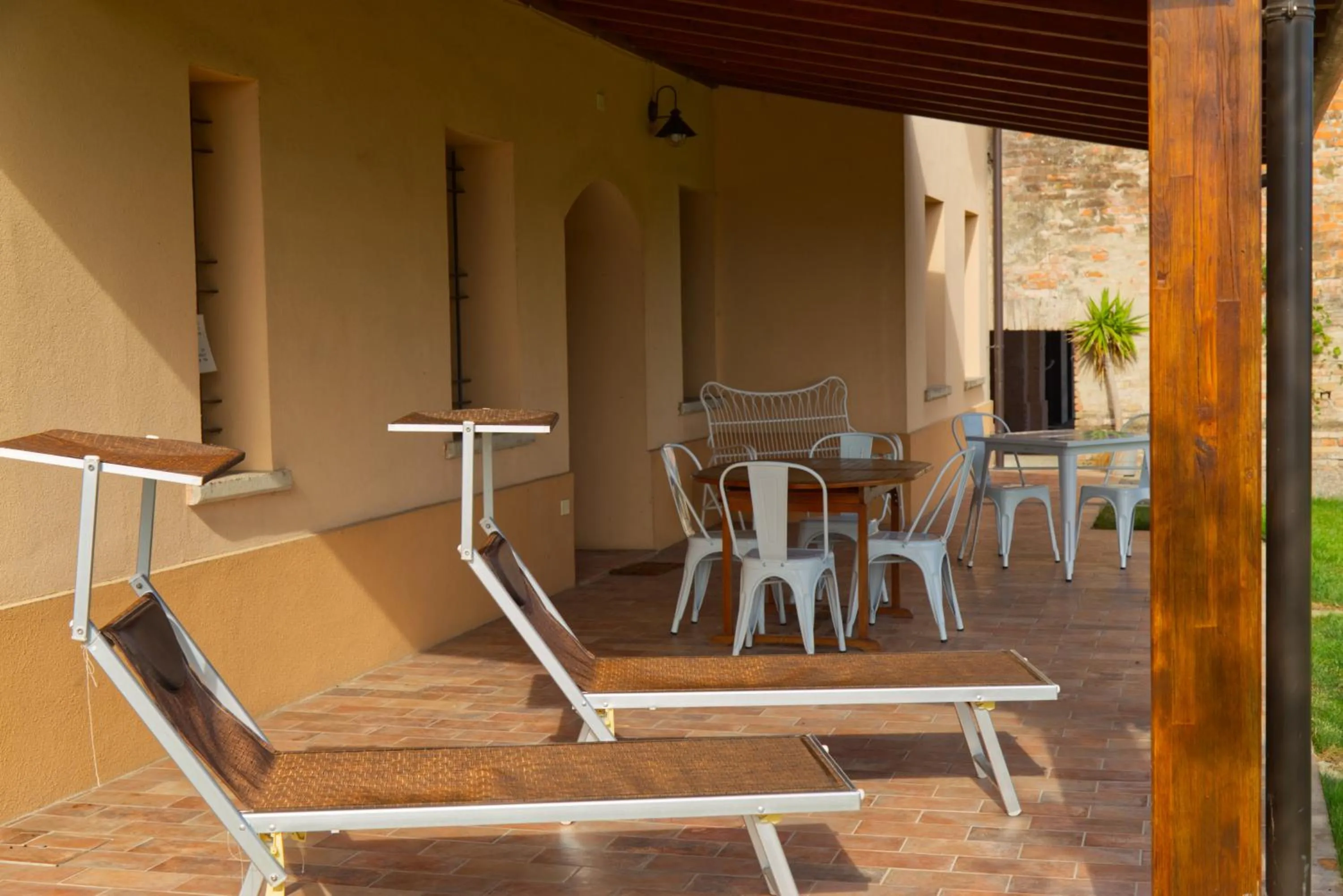 Patio in Antico Casale Caroli