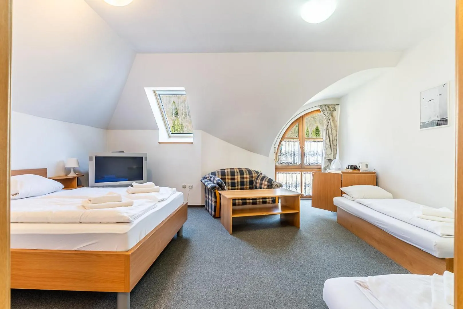 Bed in Garni Hotel Gavurky