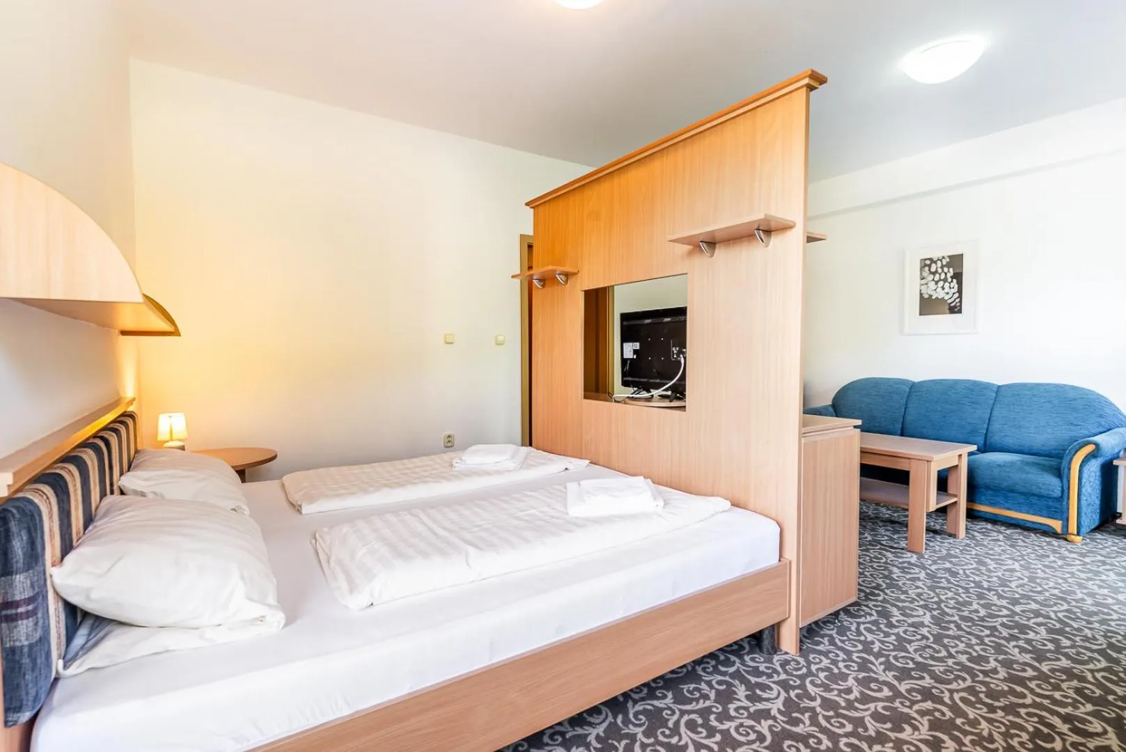 Bed in Garni Hotel Gavurky