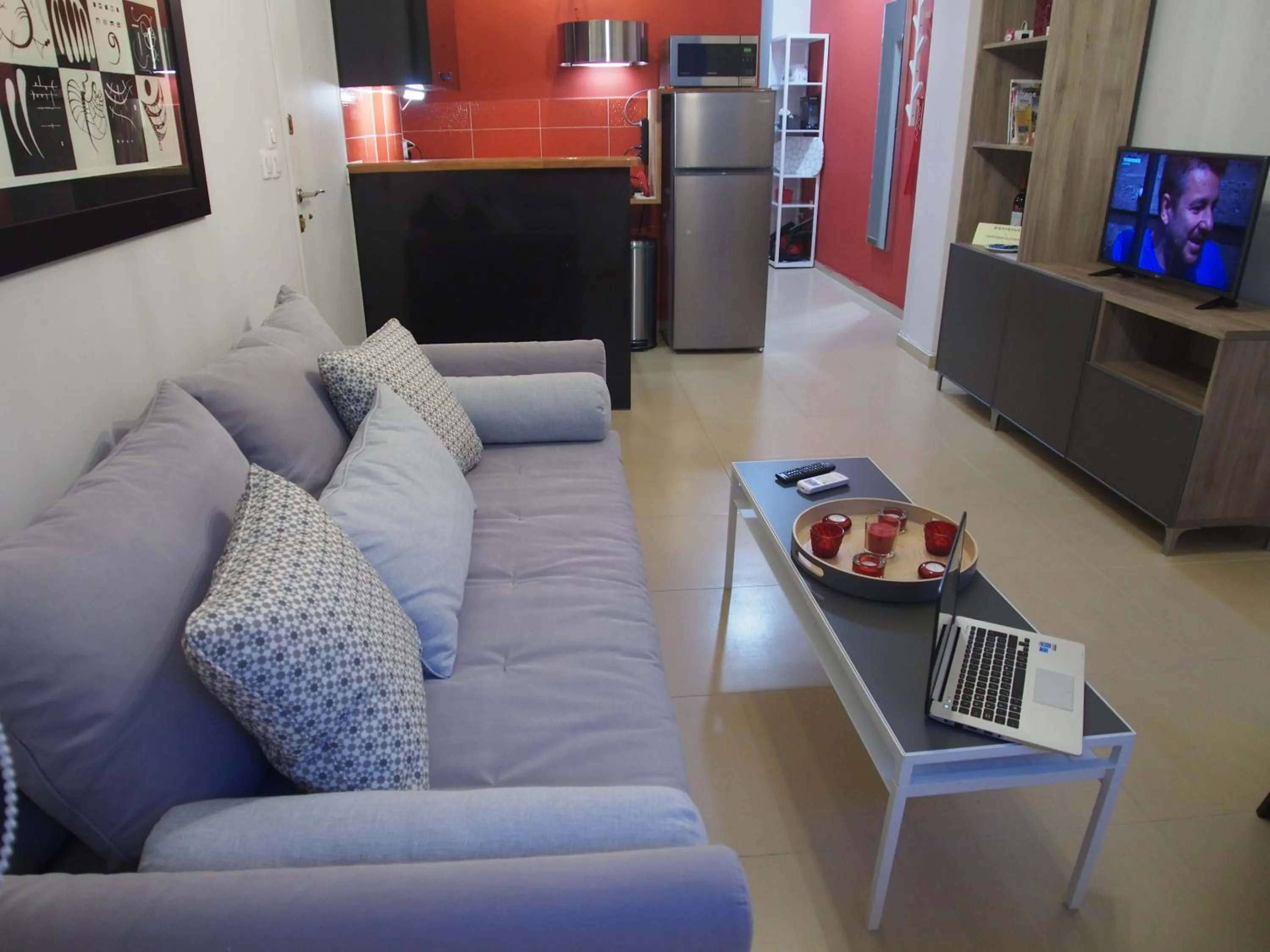 Kitchen or kitchenette in Under the shade of Acropolis by YHA