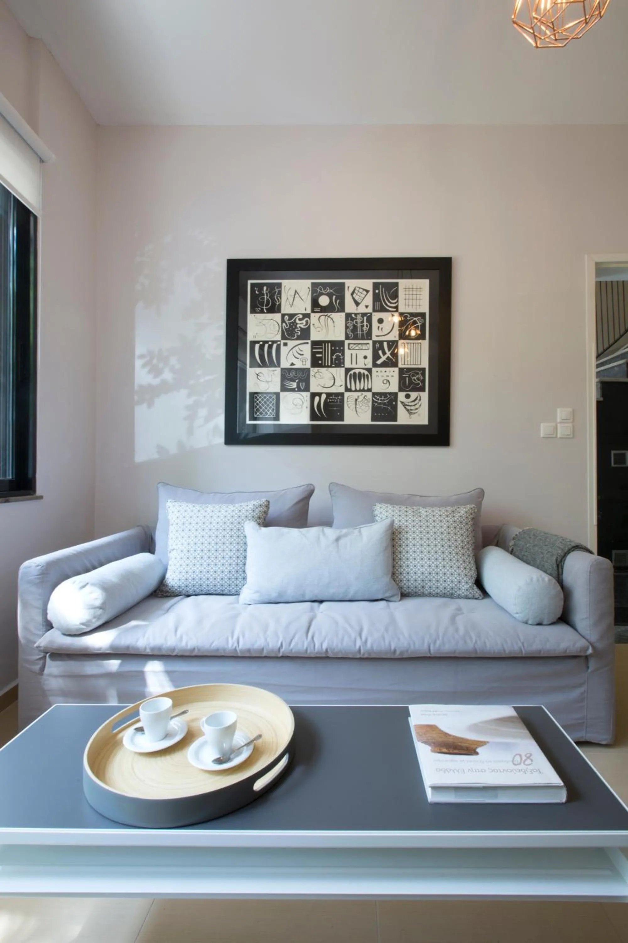 Living room in Under the shade of Acropolis by YHA