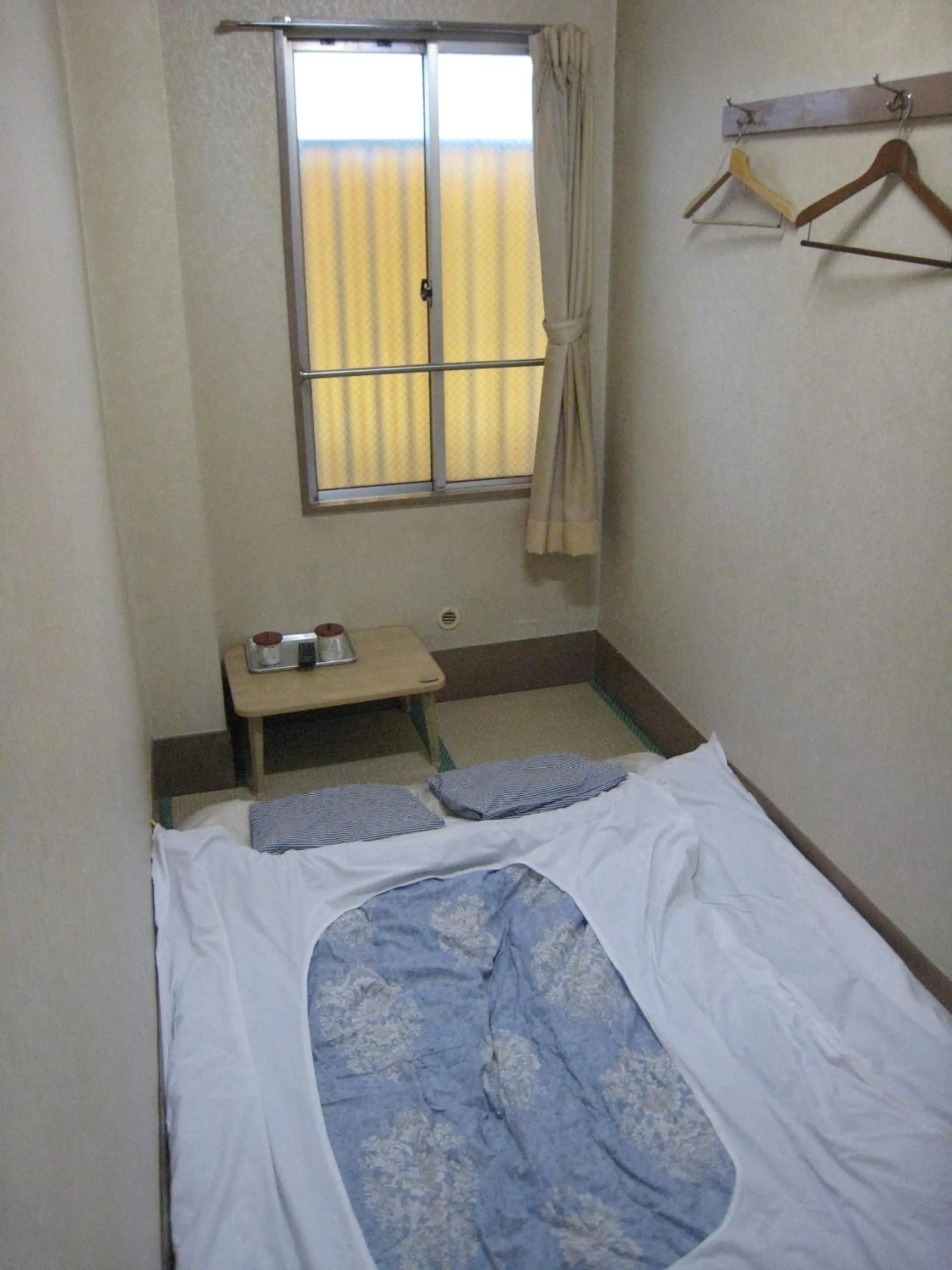 Bed in Asakusa Hotel Fukudaya