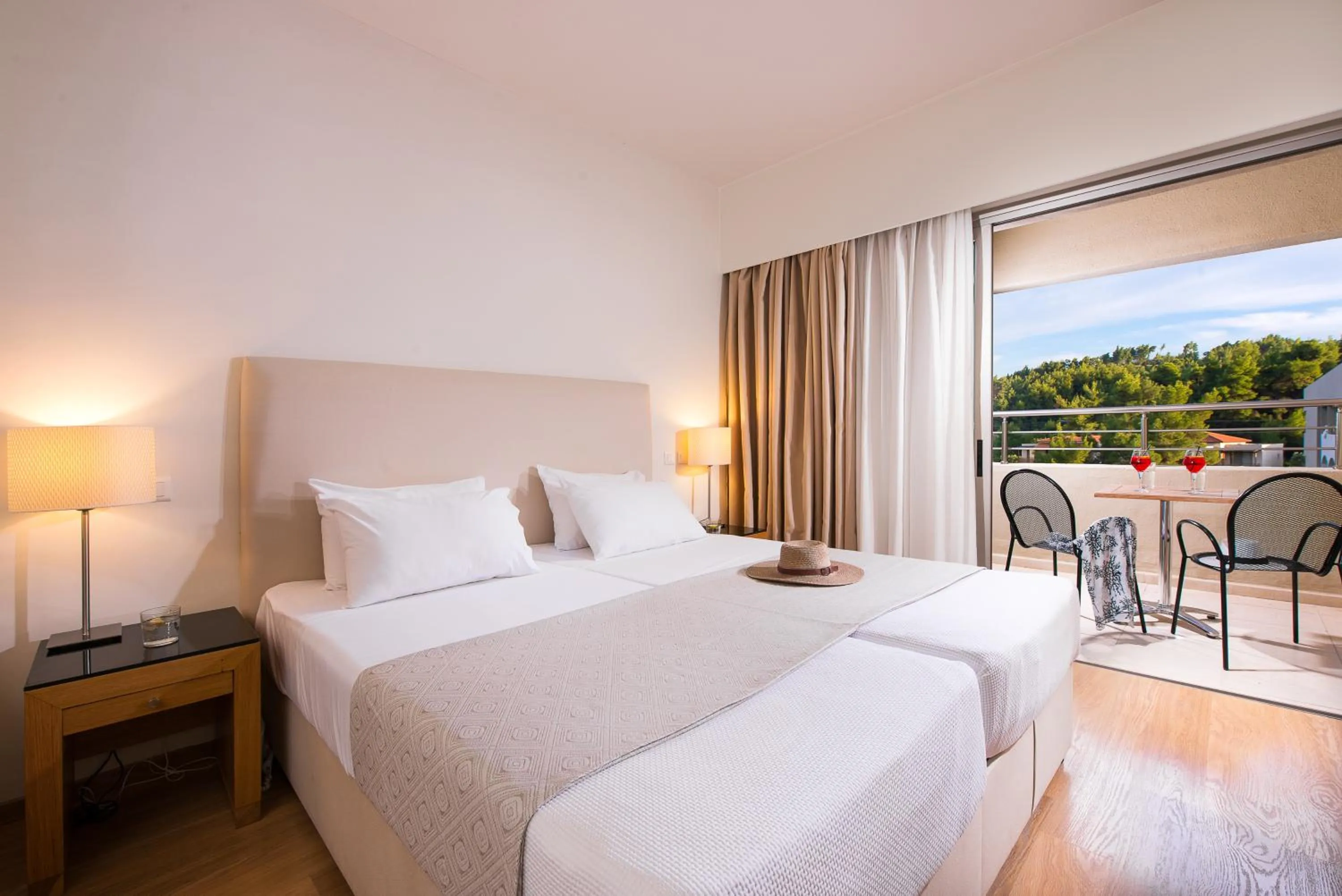 Bedroom, Bed in Kassandra Palace Seaside Resort