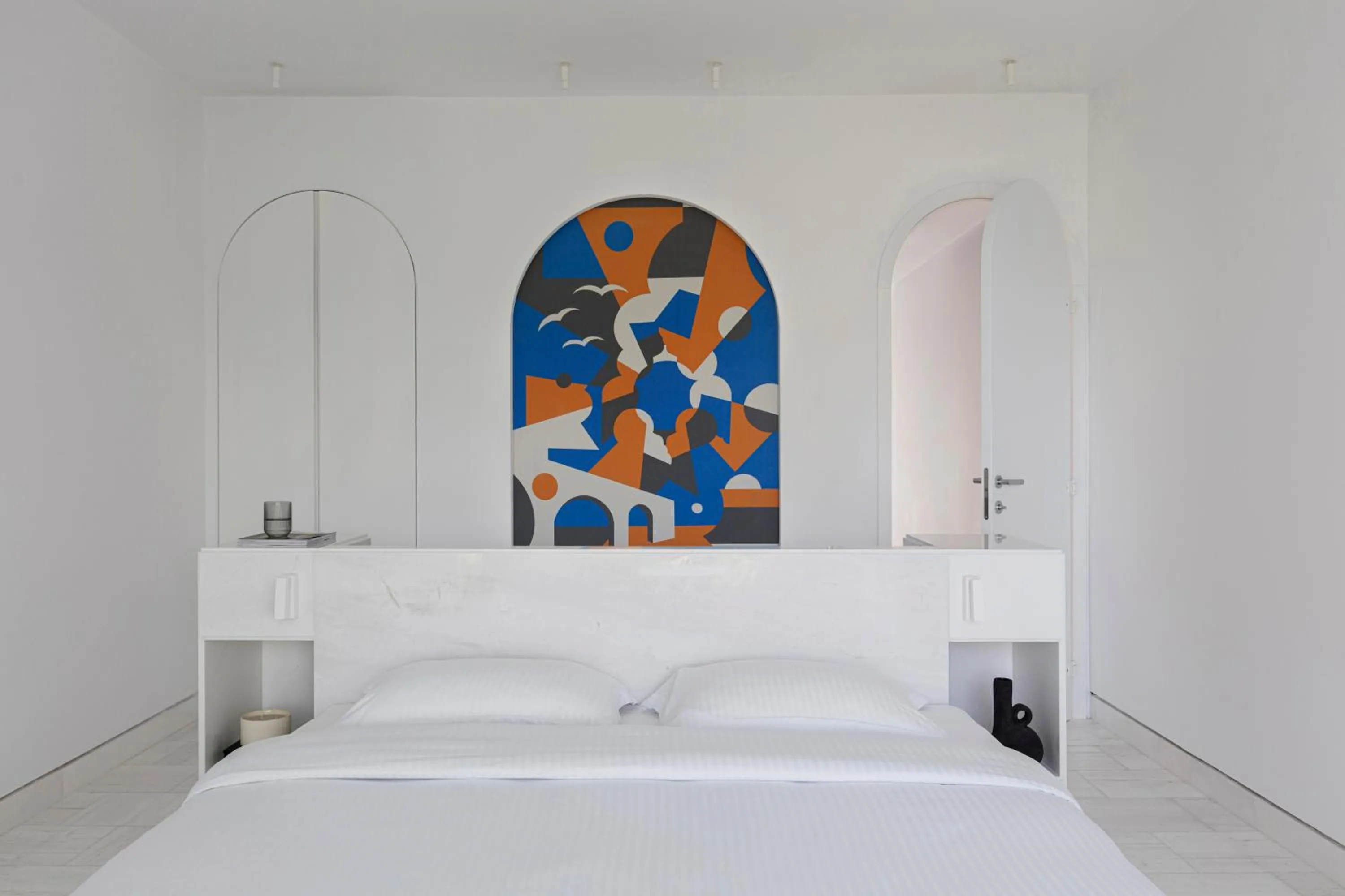 Bed in Kassandra Palace Seaside Resort