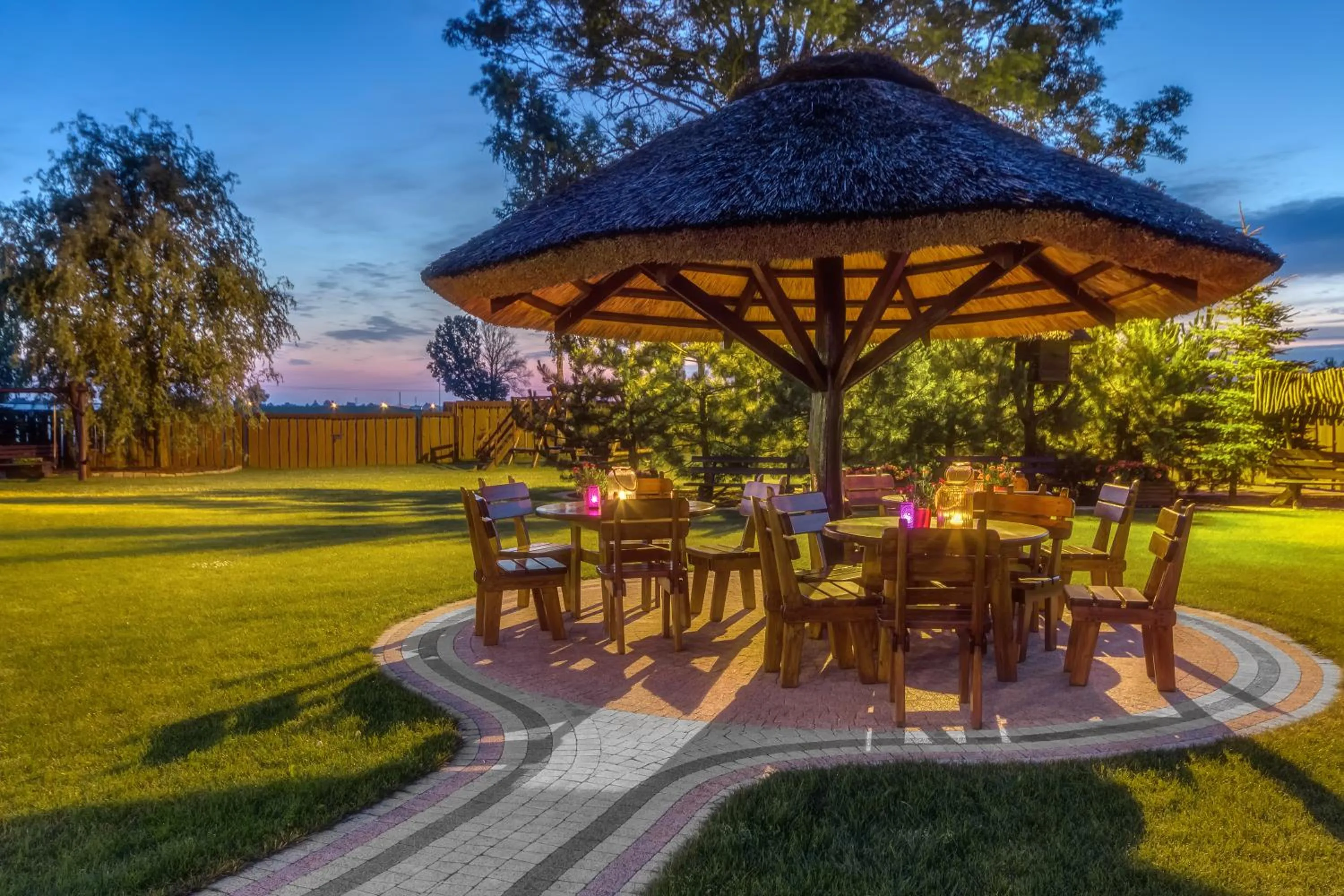 Patio in Leśny Dwór