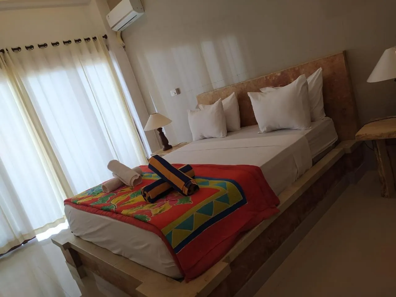 Bed in Ocean Resort Amed